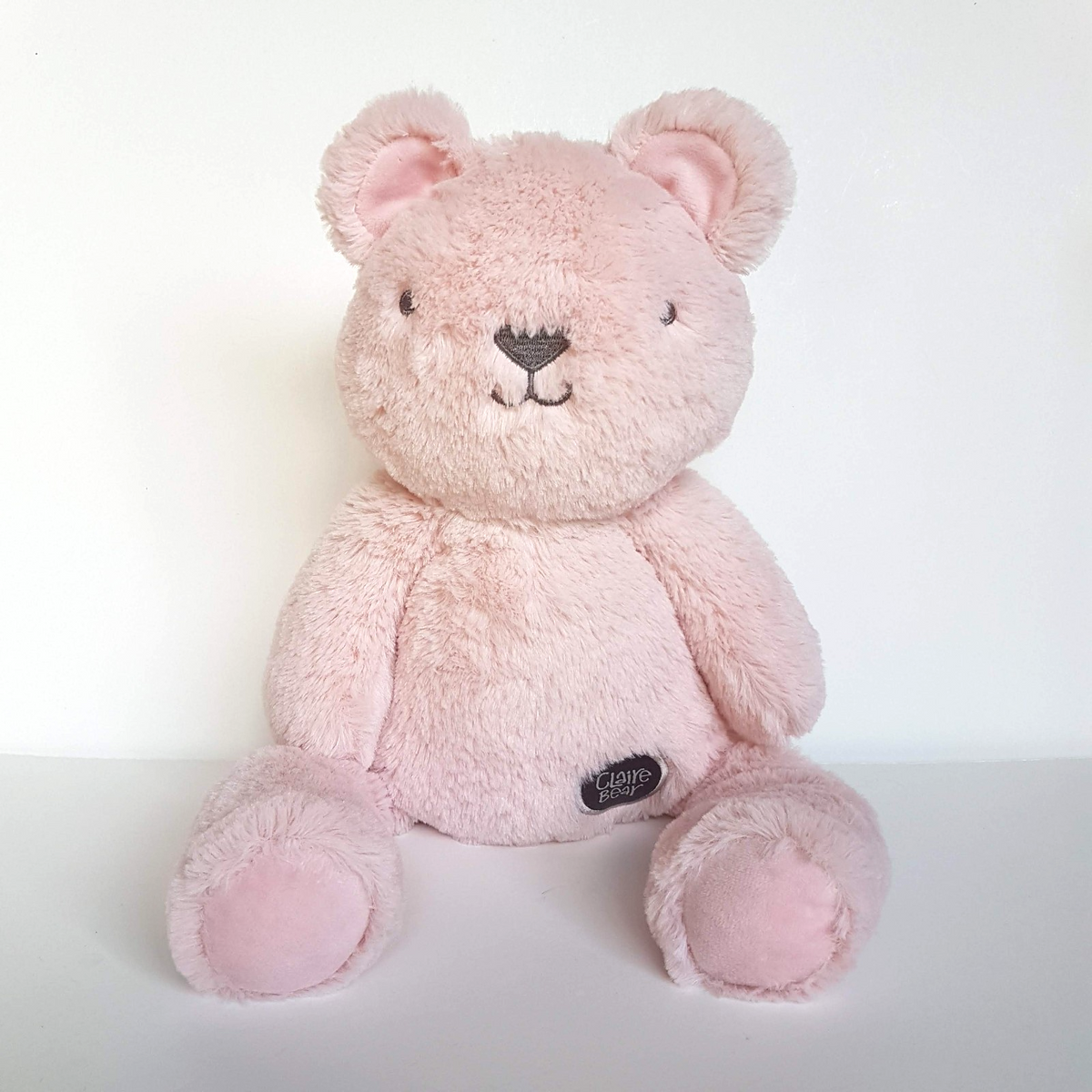 OB Designs CLAIRE BEAR Comforter Pink Teddy Lovey Stuffed Animal Plush Soft Toy0