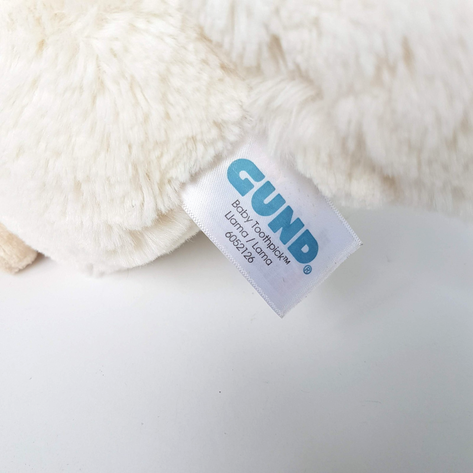 Gund BABY TOOTHPICK LLAMA Plush 44cm Stuffed Animal Farm Soft Toy Cream Baby Toy5