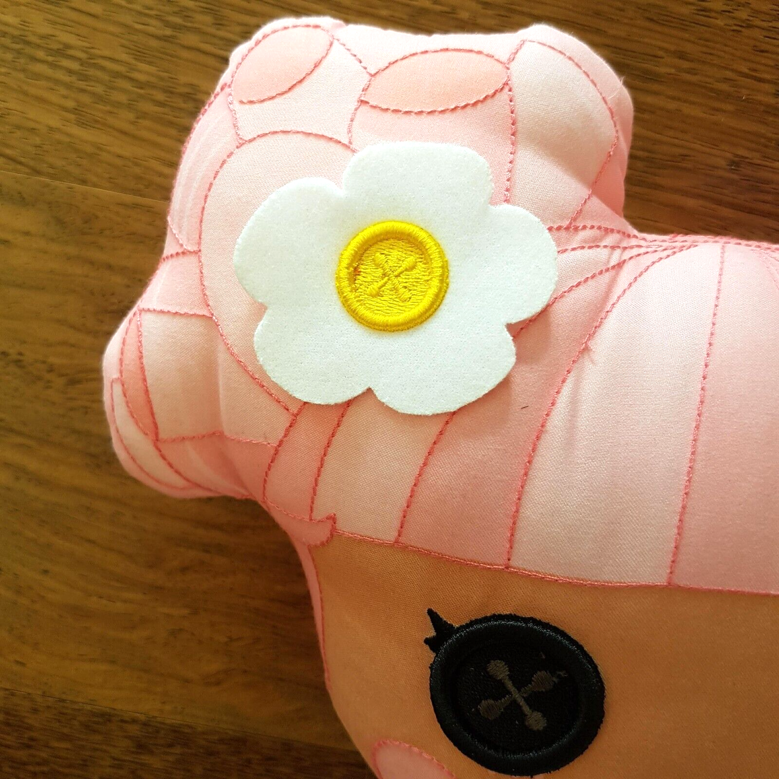 EUC Lalaloopsy BLOSSOM FLOWERPOT 18" Plush Fabric Rag Doll Lace Dress Embroidery2