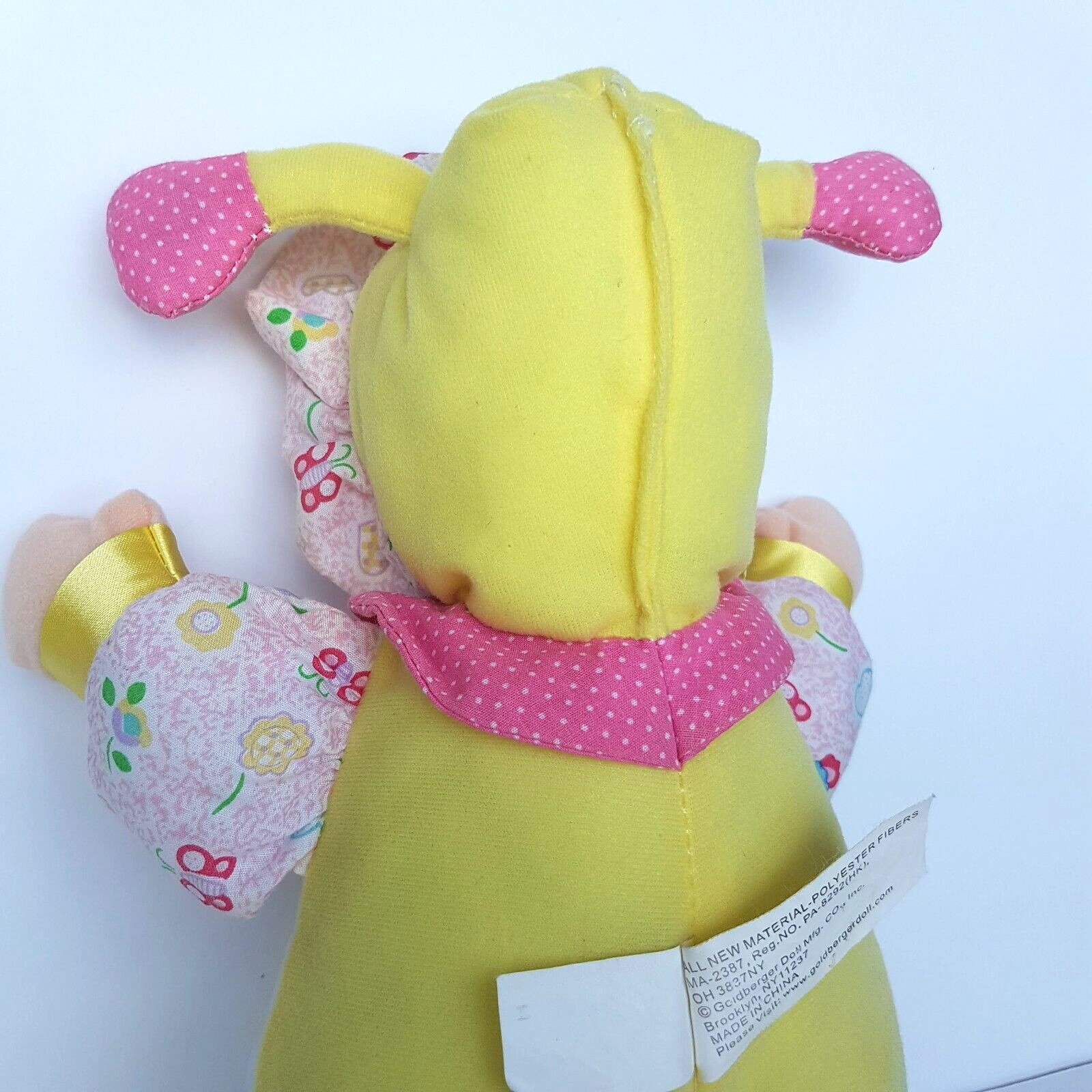 Goldberger LOVE BUG Doll 11” Pastel Baby Vinyl Face Cuddle Lovey Sleep Kids Toy14