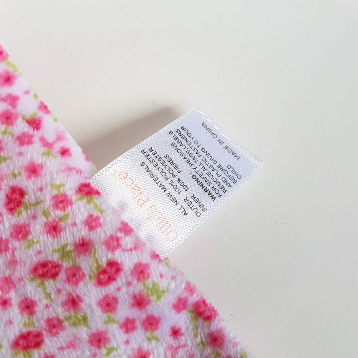 Ollie's Place MOUSE PINK FLOWER Lovey Security Comforter Sleep Toy Soft Toy Cute4