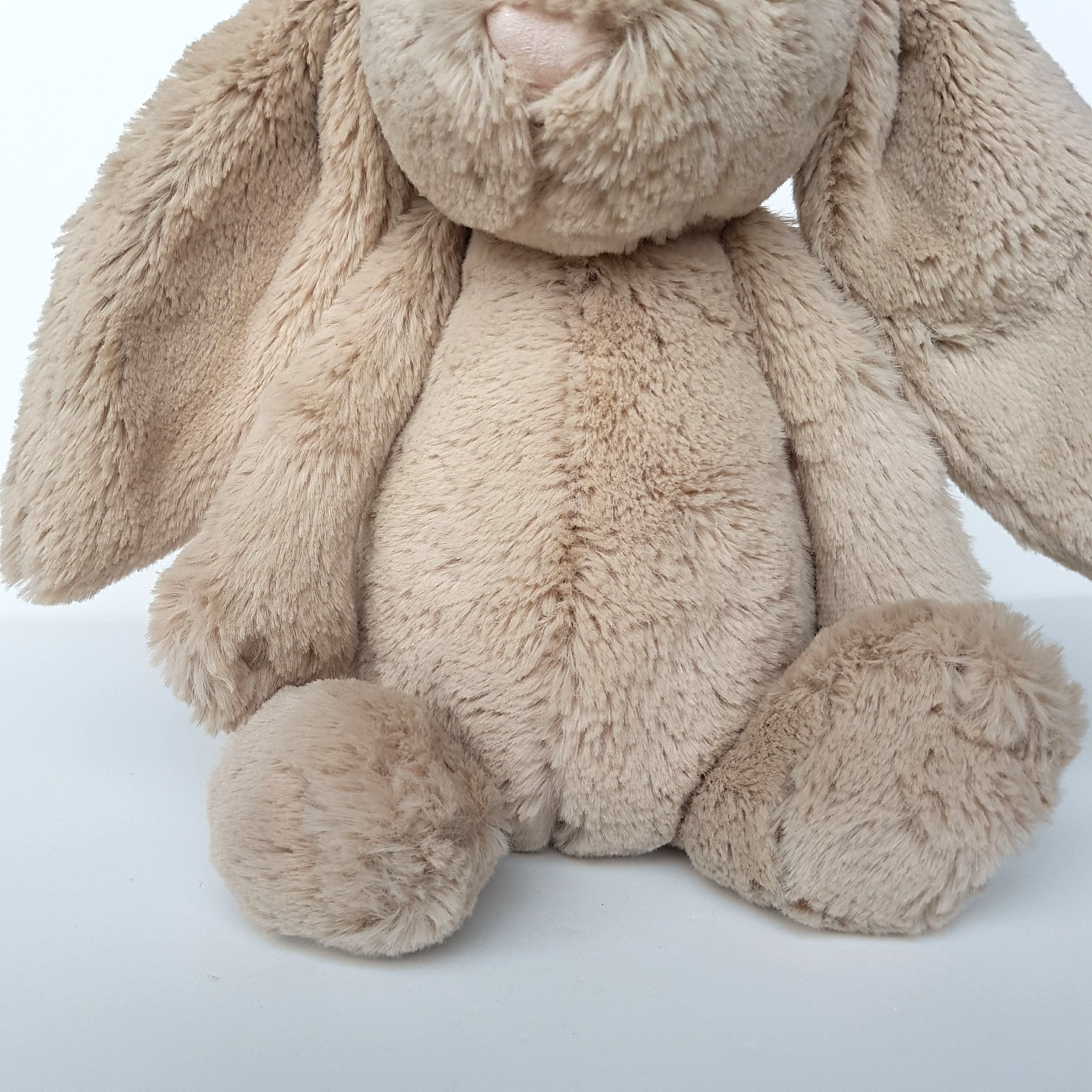 Jellycat BEIGE BASHFUL BUNNY Medium 12" Rabbit Plush Stuffed Animal Soft Toy3