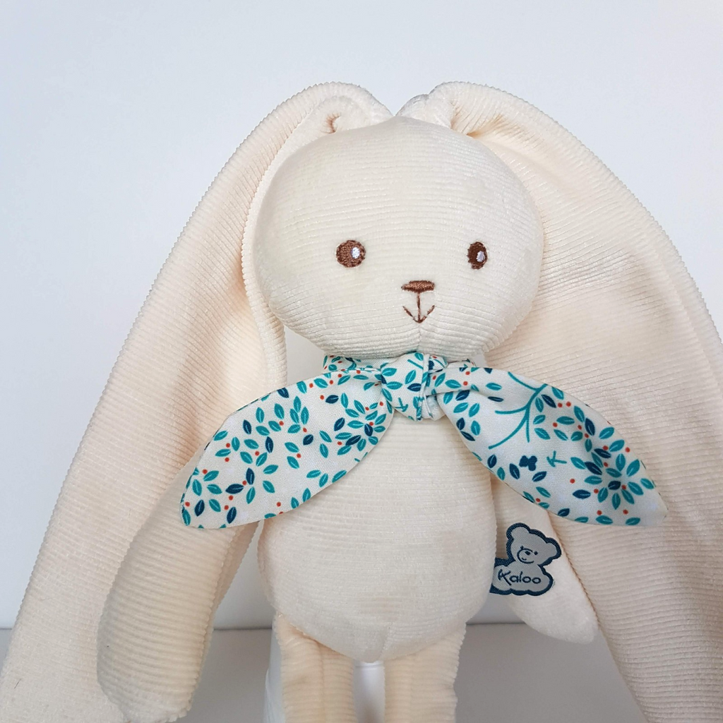 KALOO Baby BUNNY RABBIT Plush 31cm Stuffed Animal Soft Toy Corduroy Cream Floppy1