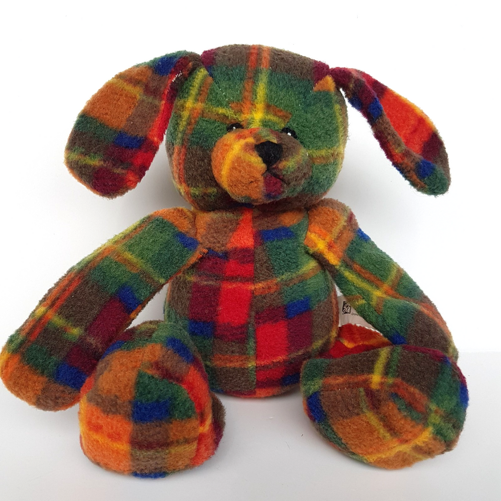 Floppy TARTAN PLAID RABBIT Plush 29cm Stuffed Animal Soft Toy Christmas Toys9