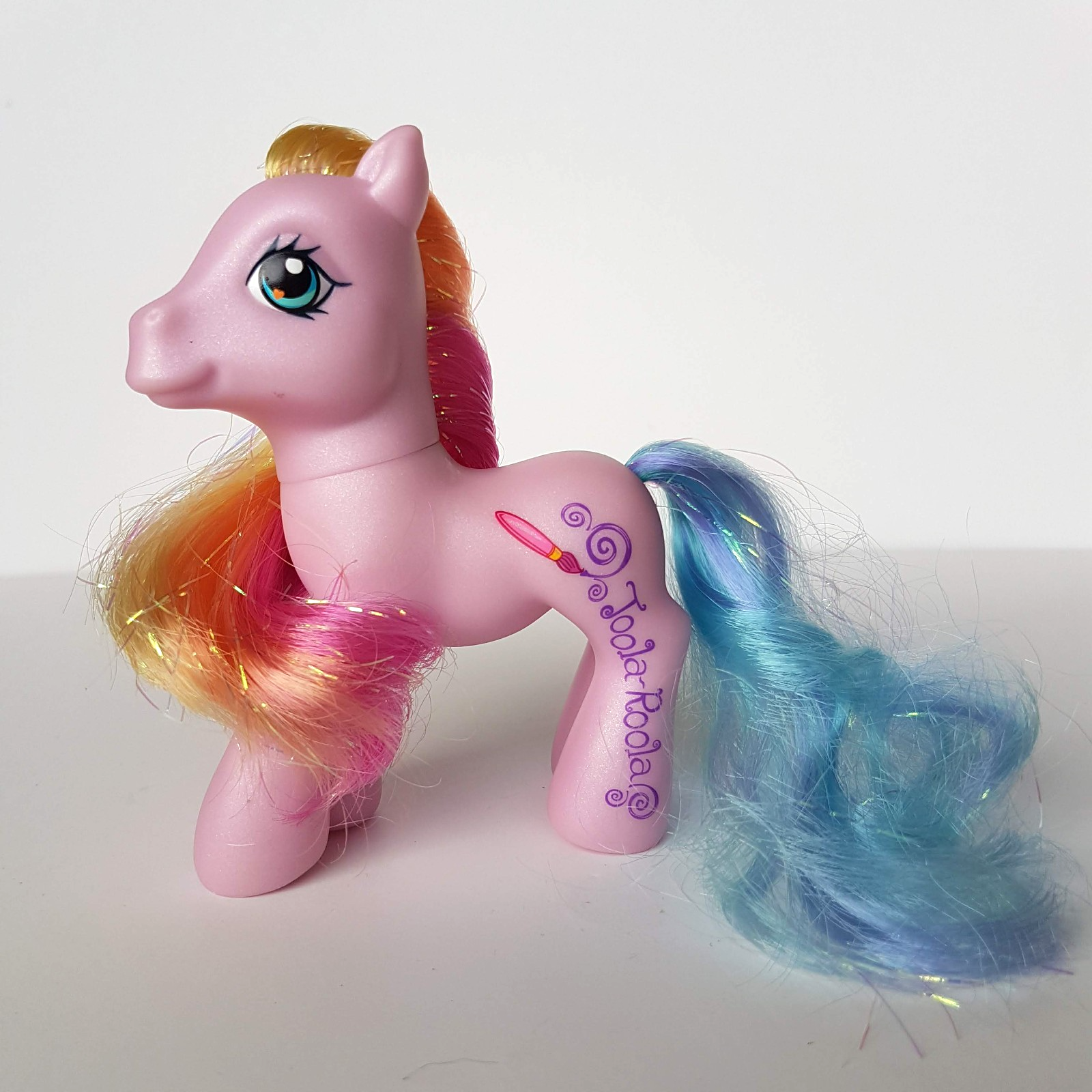 My Little Pony TOOLA ROOLA 2007 Hasbro Horse 12cm Glitter Hair Action Figure2