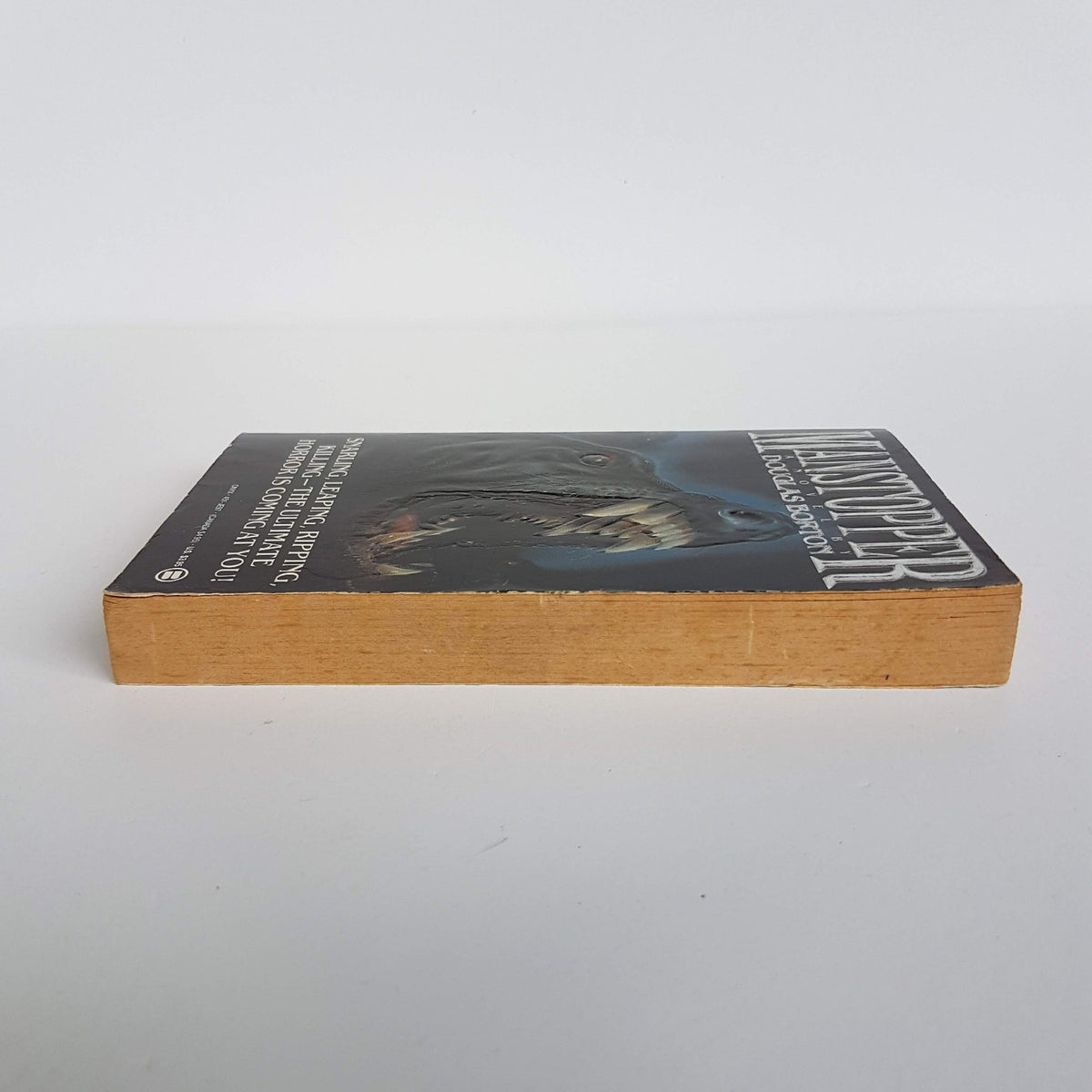MANSTOPPER Douglas Borton Book Horror Paperback FIRST EDITION 1988 Scary Novel4