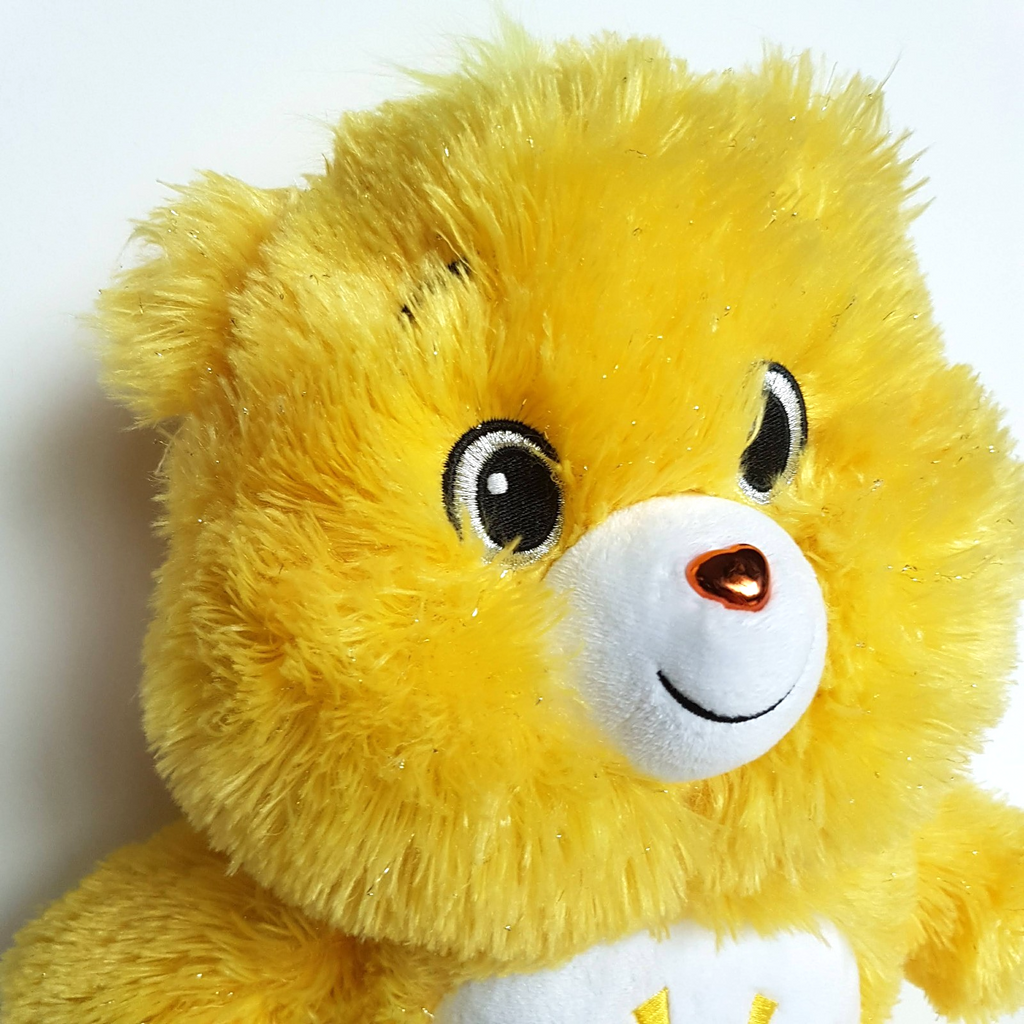 Care Bear FUNSHINE BEAR Collector's Edition Sparkle Soft Toy Stuffed Animal 35cm1