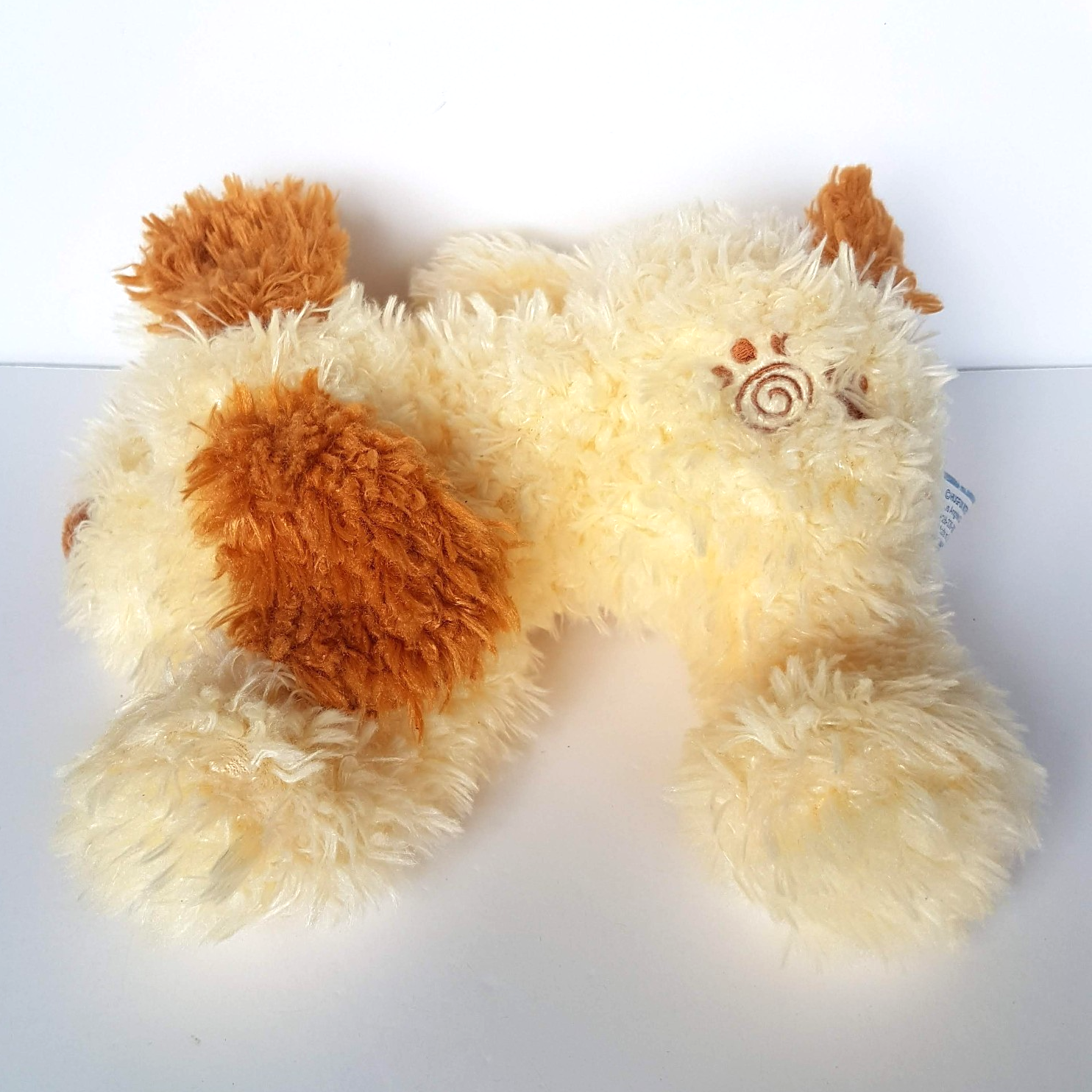 Floppy CREAM CARAMEL DOG Plush Hug Fun Puppy Stuffed Animal Soft Toy Cuddly4