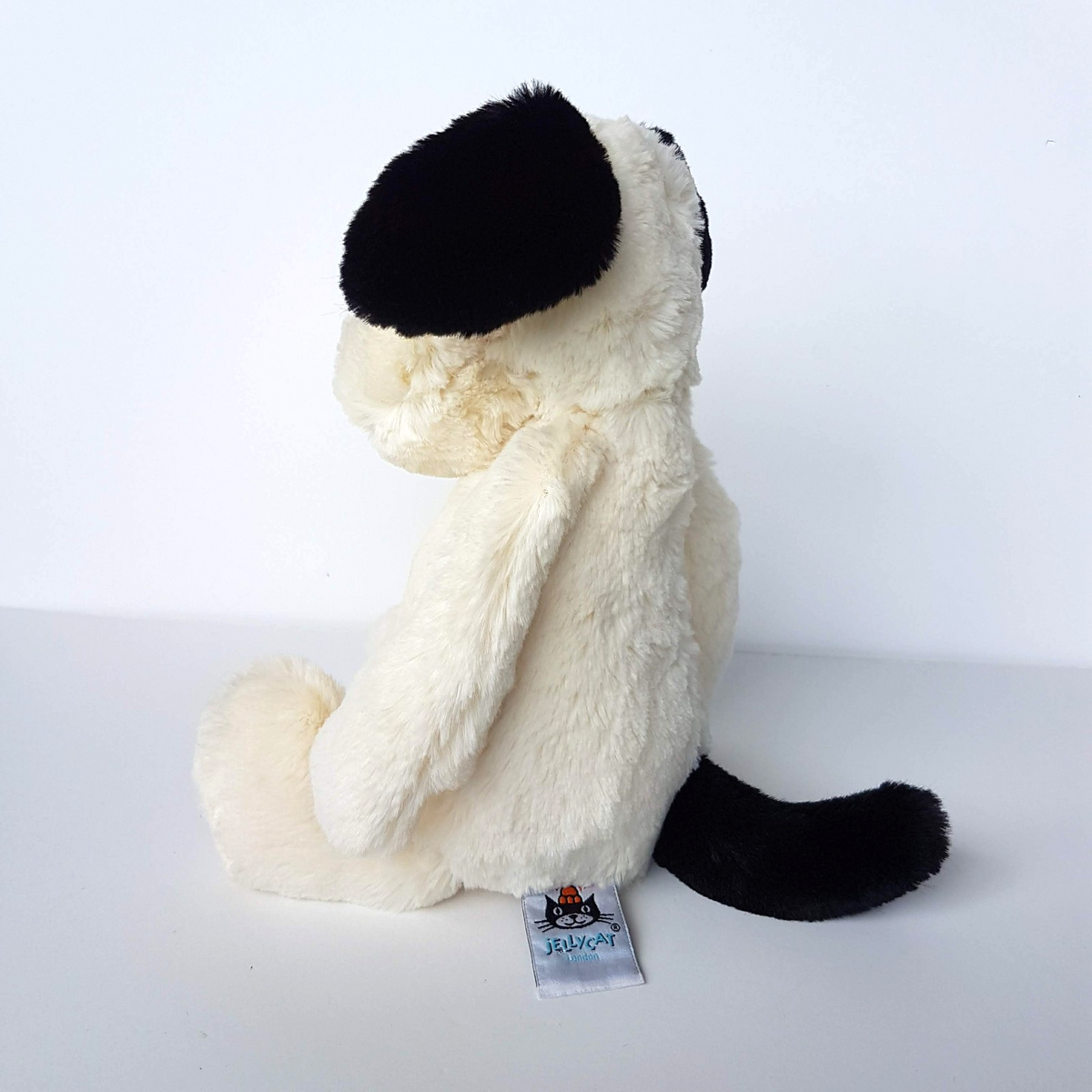 Jellycat Bashful PUPPY DOG Soft Toy Stuffed Animal 30cm Black & White Cuddly3