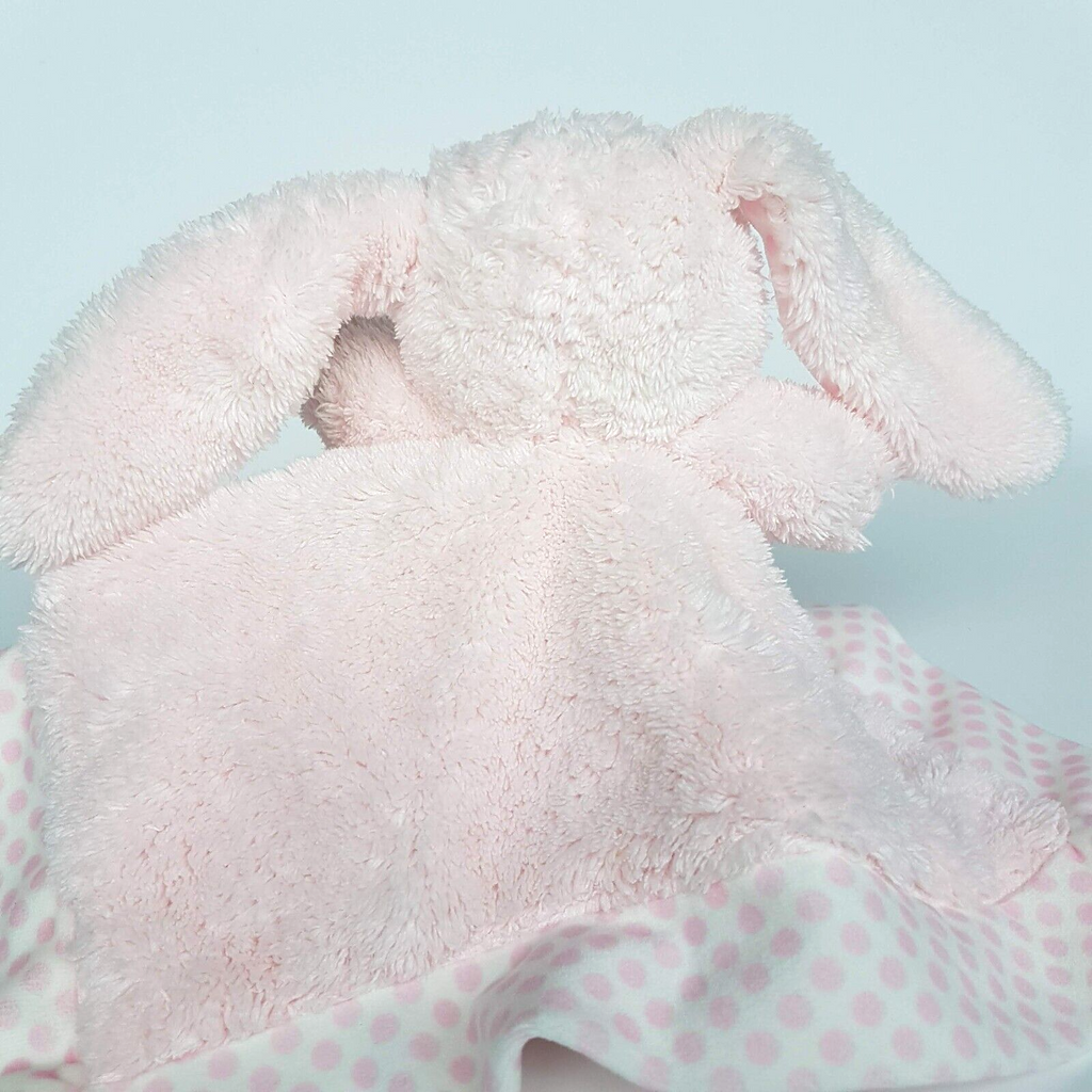 Pink Bunny RABBIT Baby Lovey Security Blanket Comforter Plush Animal Soft Toy2