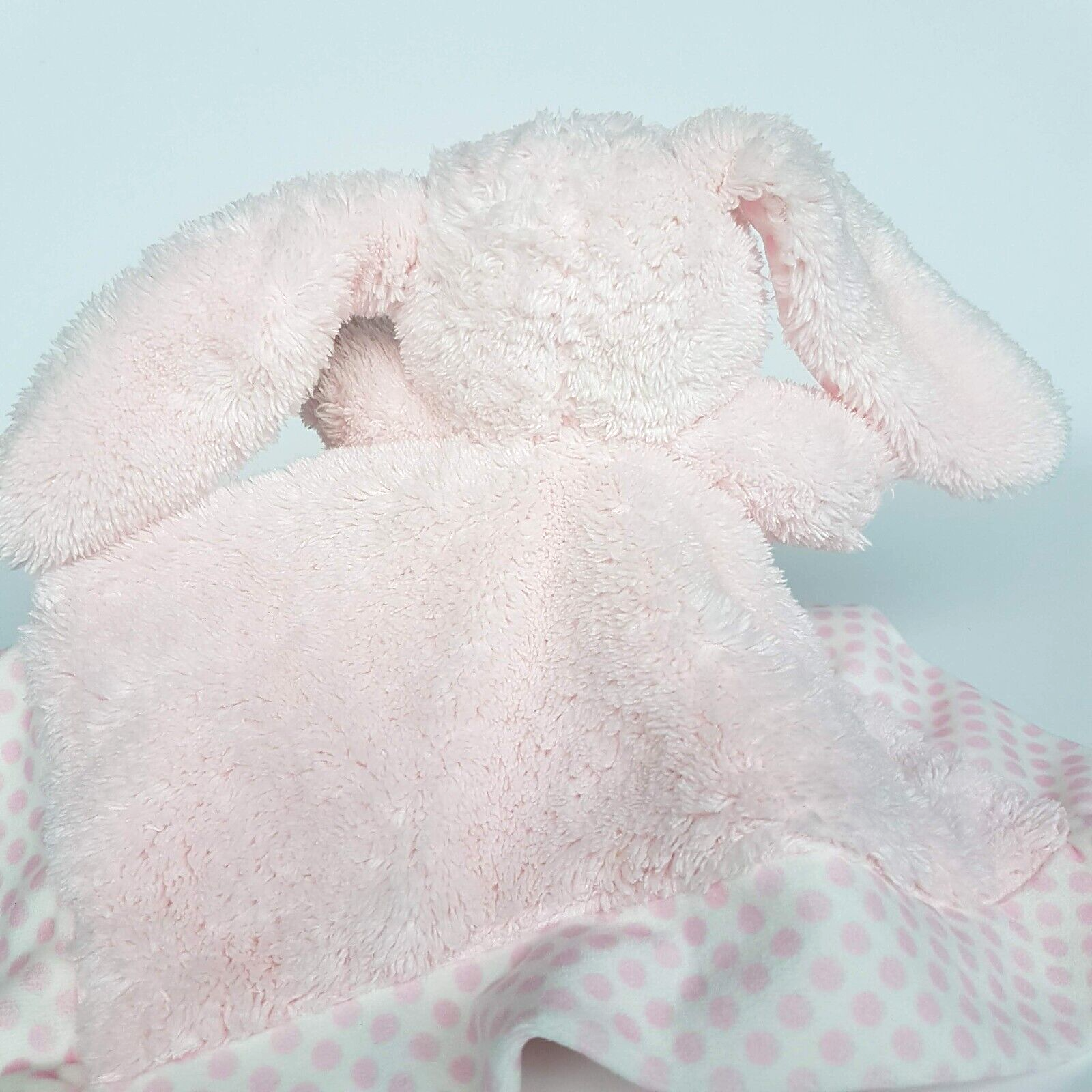 Pink Bunny RABBIT Baby Lovey Security Blanket Comforter Plush Animal Soft Toy2