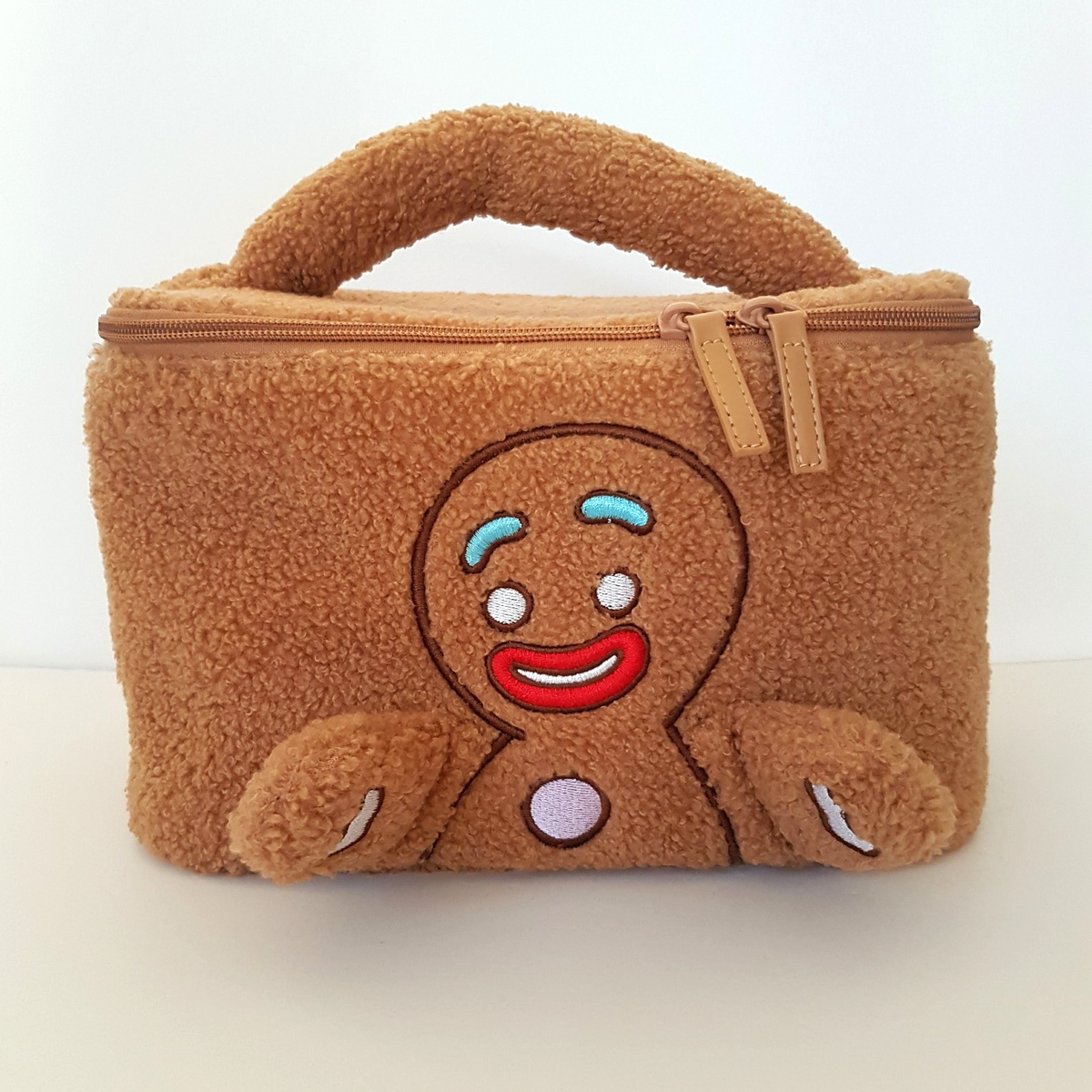 Shrek GINGY GINGERBREAD MAN Plush Cosmetic Bag Tote 27cm x 17cm Medium Soft Toy0
