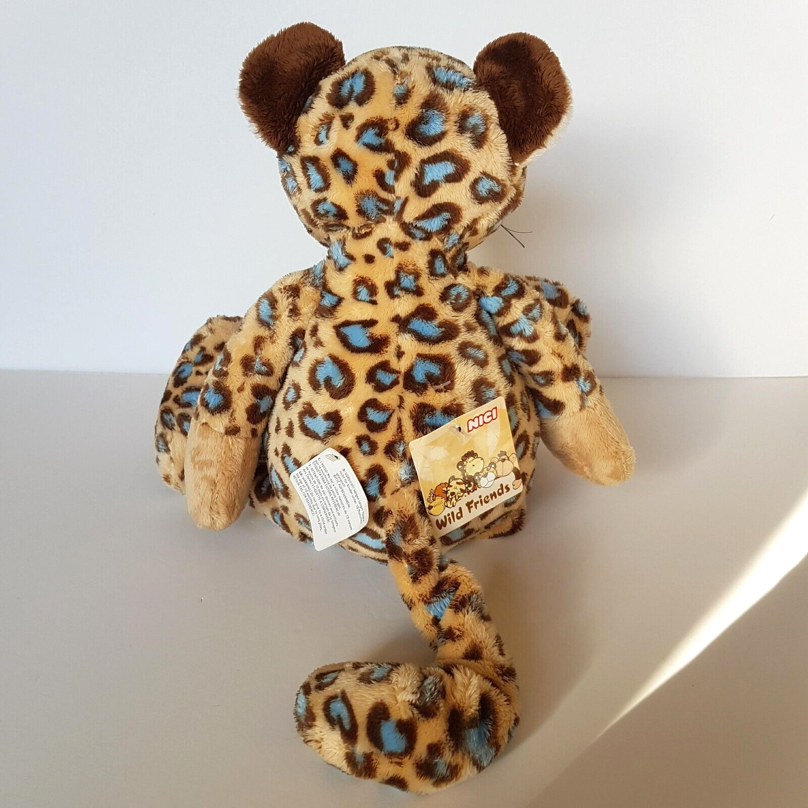 Nici Large LEOPARD WILD CAT Spotted Cheetah 35cm Plush Stuffed Animal Soft Toy6