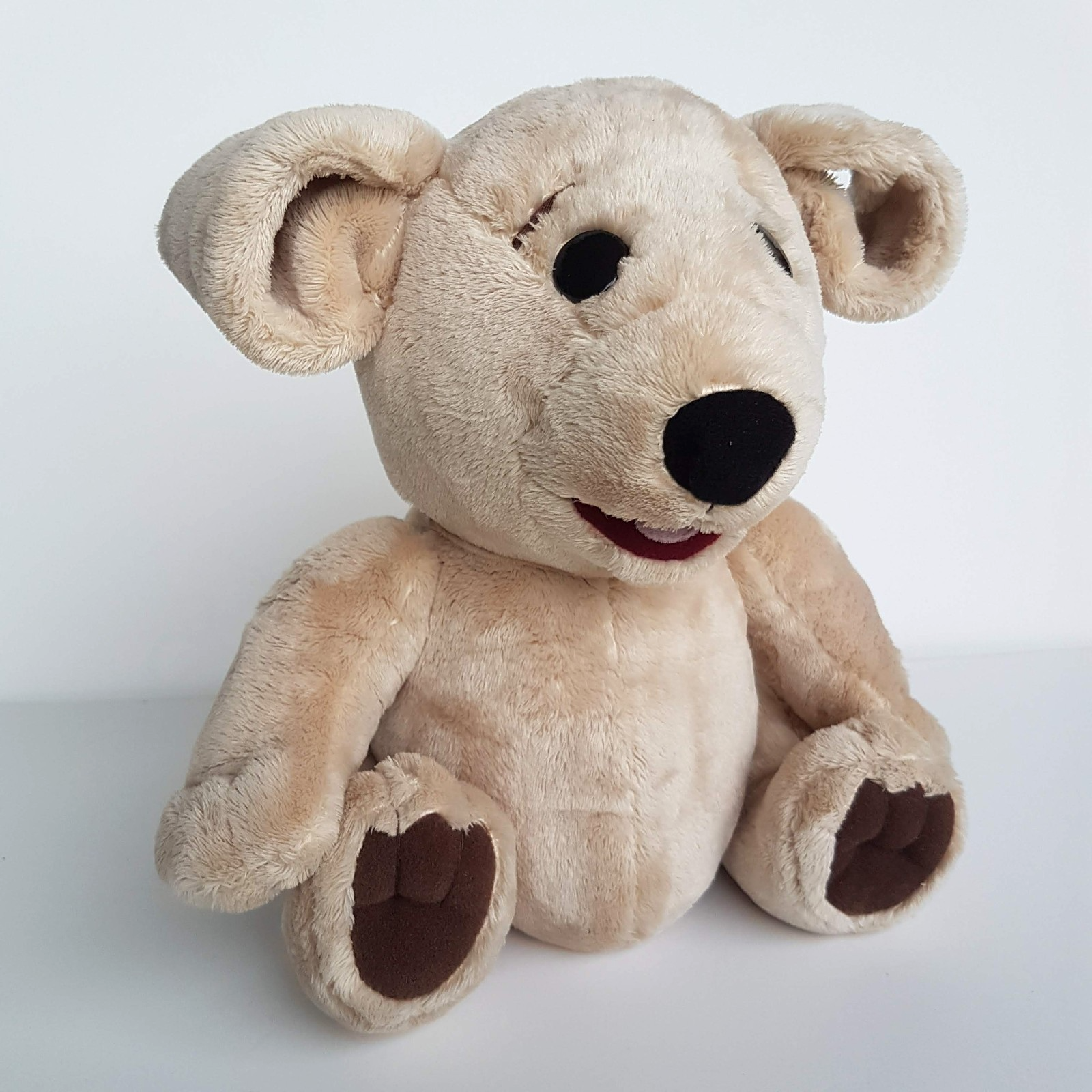TED E BARE David Strassman Teddy Bear Plush 26cm Soft Toy Stuffed Animal FLAT1