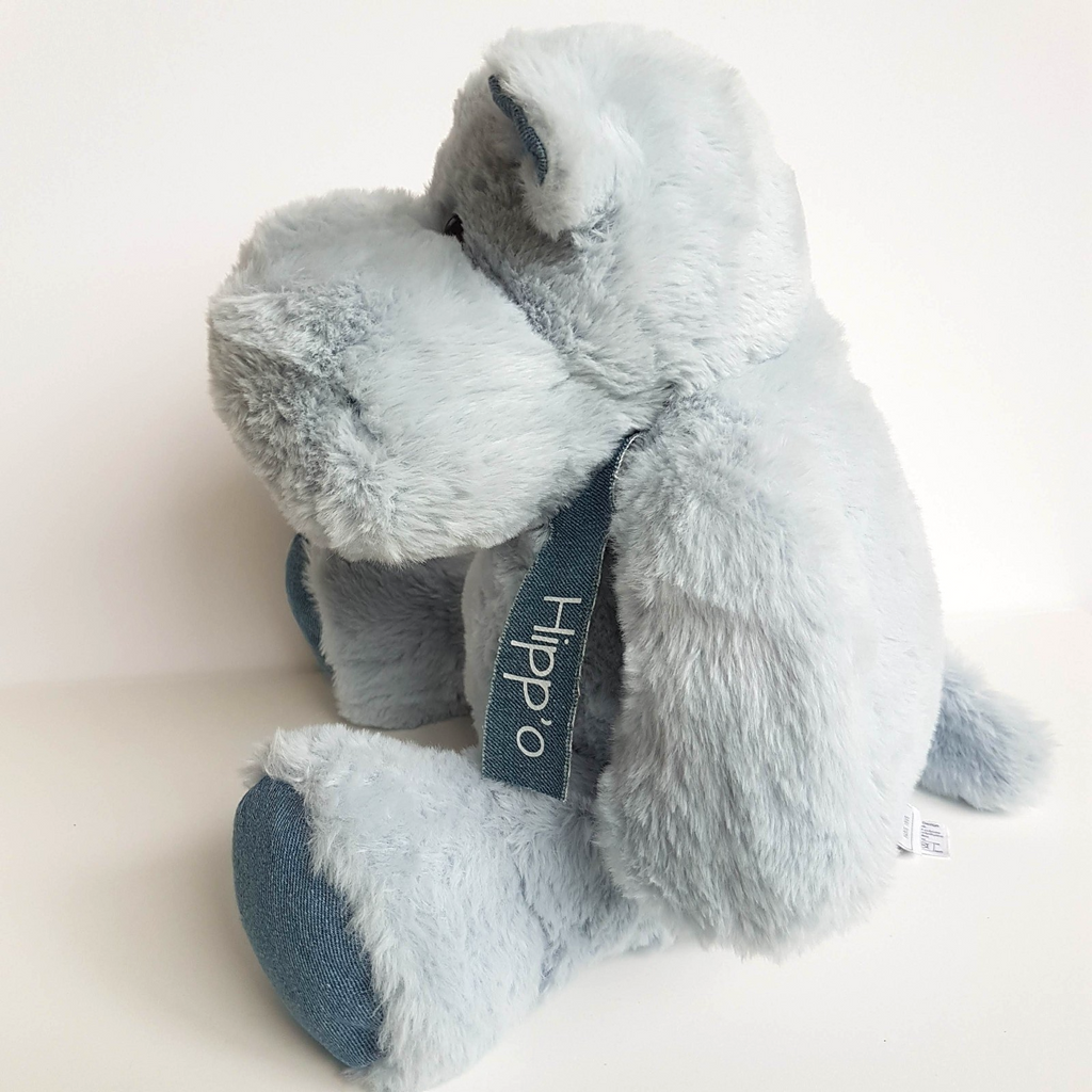 Histoire d'Ours BLUE HIPPO Plush 30cm Stuffed Animal Denim Hipp'o Sleep Soft Toy9