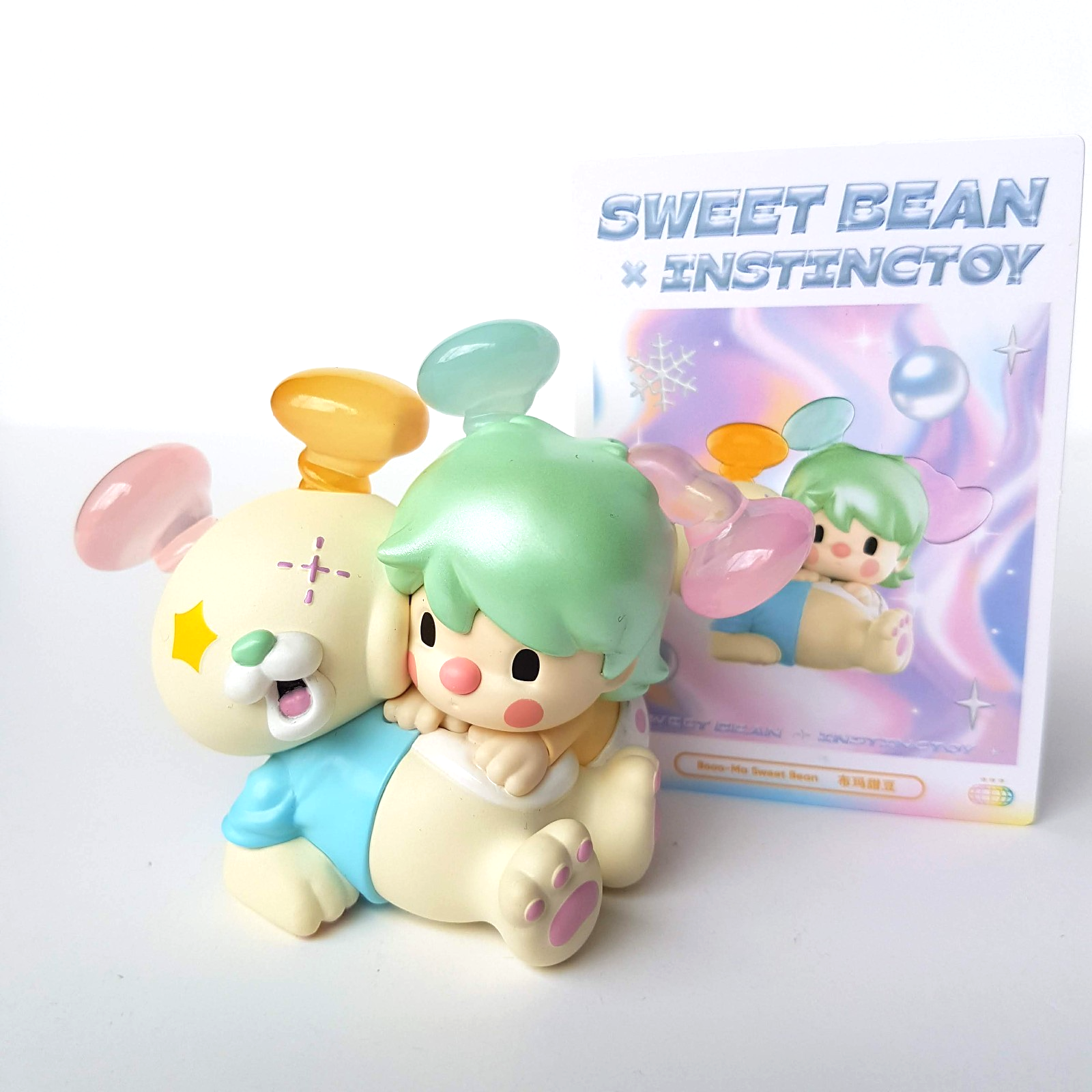Pop Mart SWEET BEAN x INSTINCTOY Booo Ma Sweet Bean 7cm + Card Figure Pastel Toy2