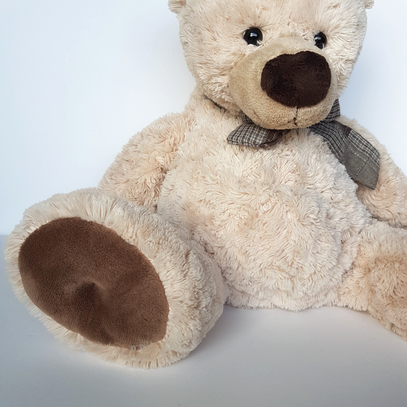 Teddy & Friends TEDDY BEAR Soft Toy 38cm Stuffed Animal Floppy Cuddly Cute Beige2