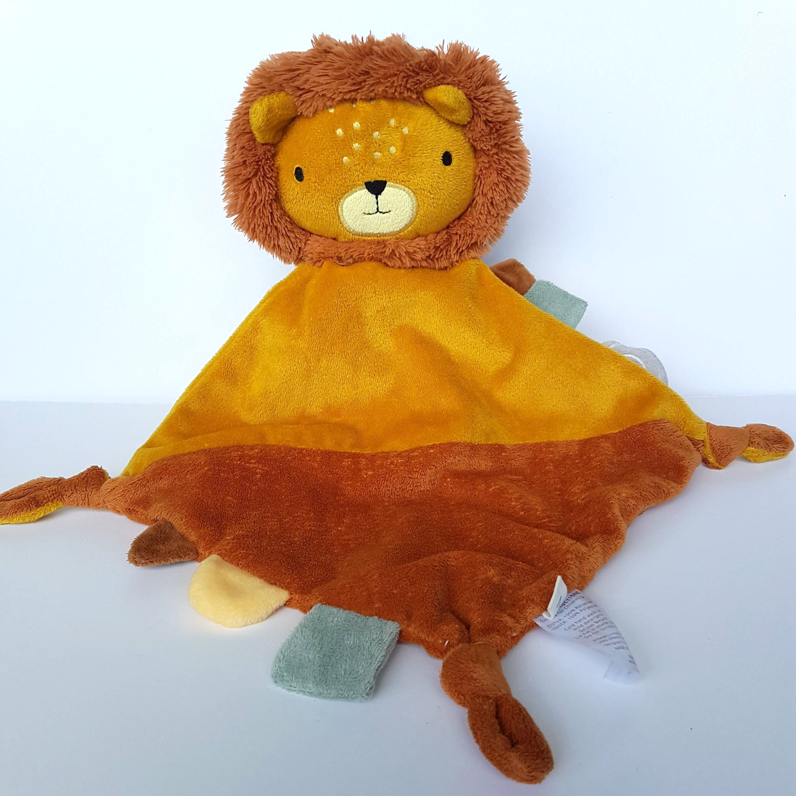 NK Nordic Kids LION WILD CAT Baby Comforter Lovey Plush Security Blanket Toy1
