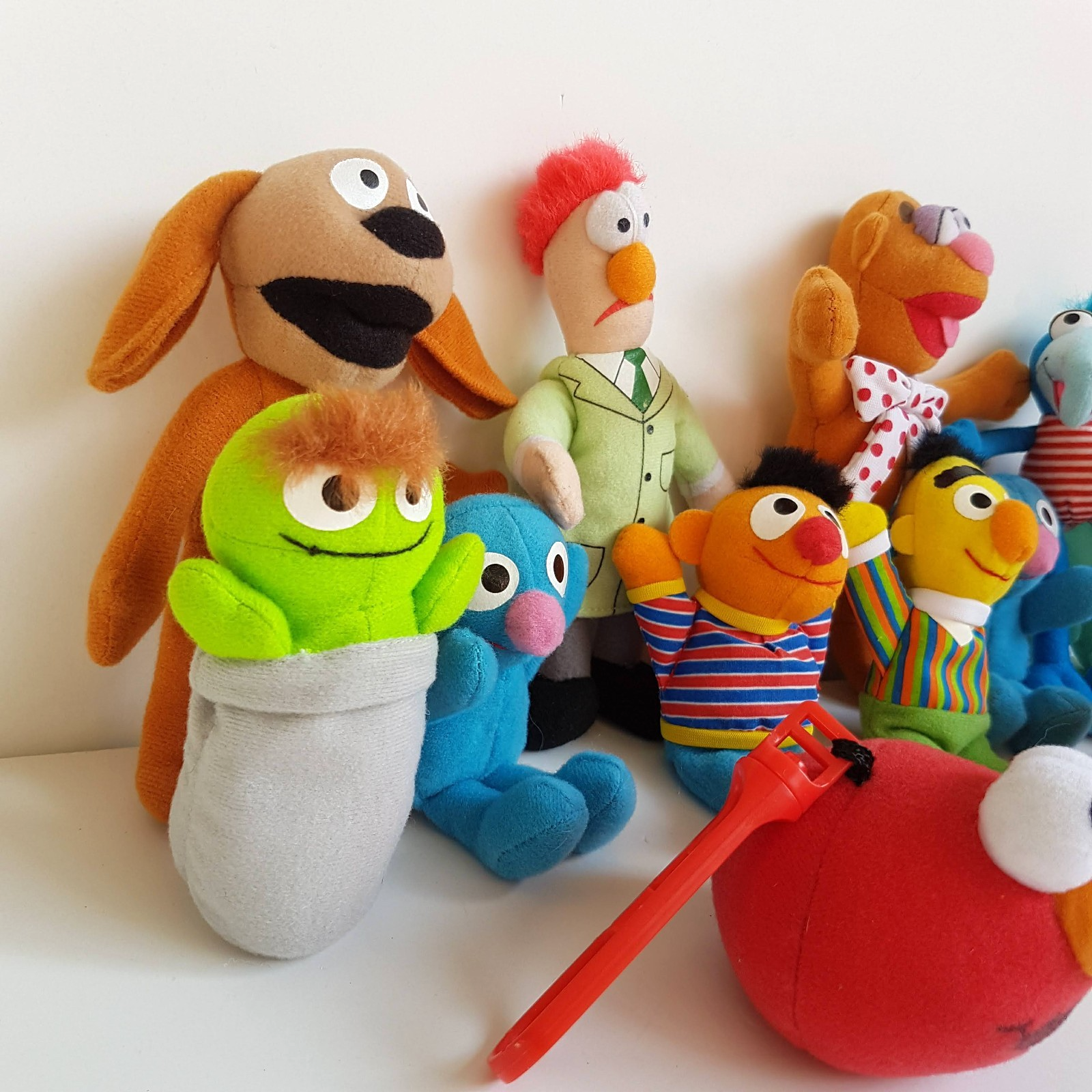 SESAME STREET + MUPPETS McDonalds Happy Meal Soft Toys LOT Plush Soft Toy Bundle6