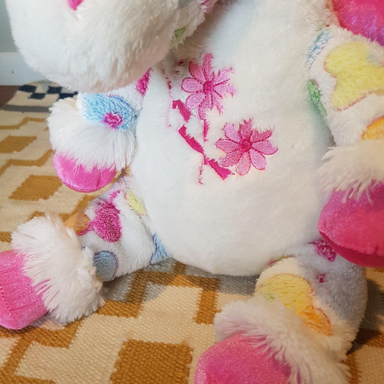Target FLOWER PEGASUS Plush 51cm Soft Toy Magical White FANTASY Stuffed Animal2