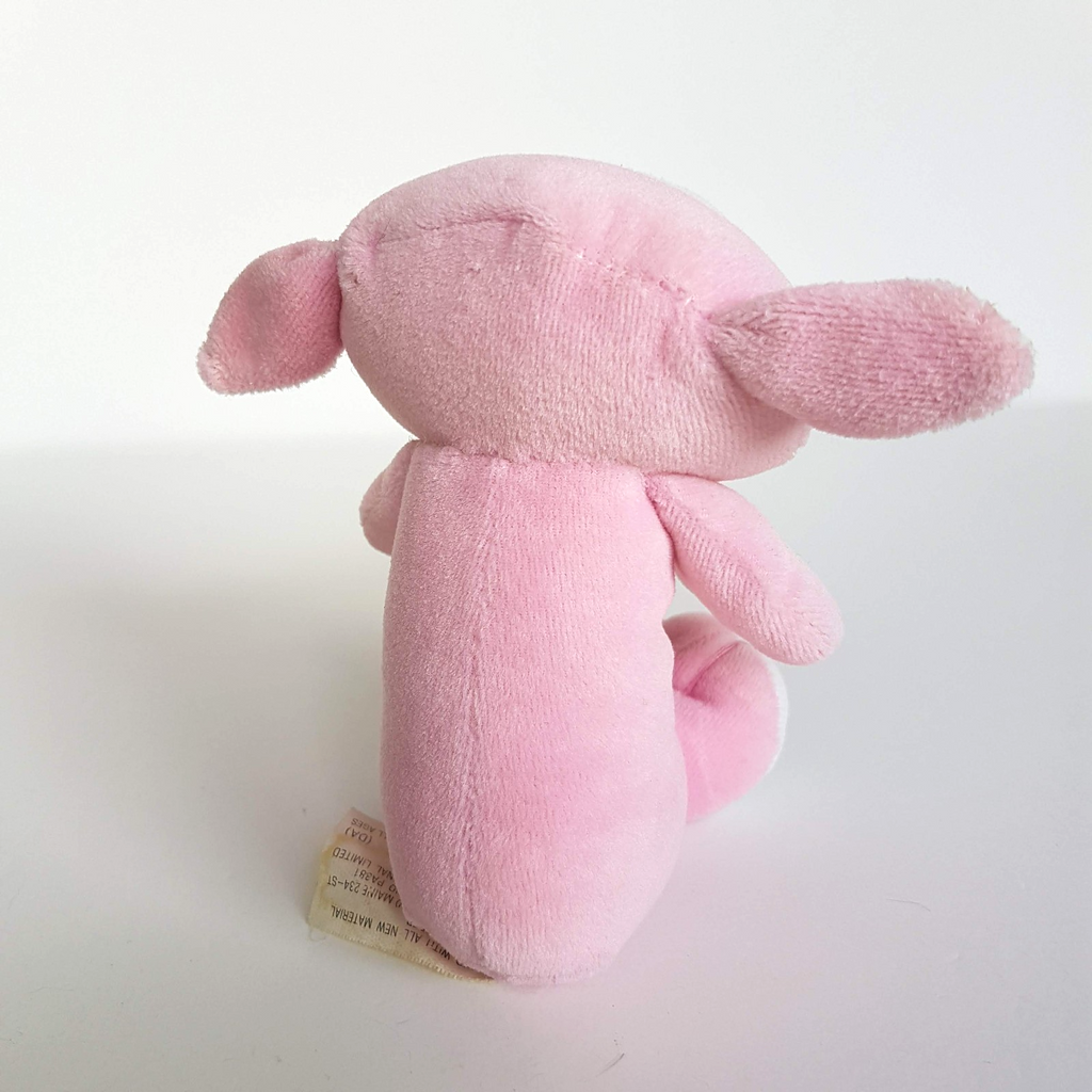 DanDee Vintage VELOUR LAMB Plush Pink Rattle Comforter Soft Toy Stuffed Animal3