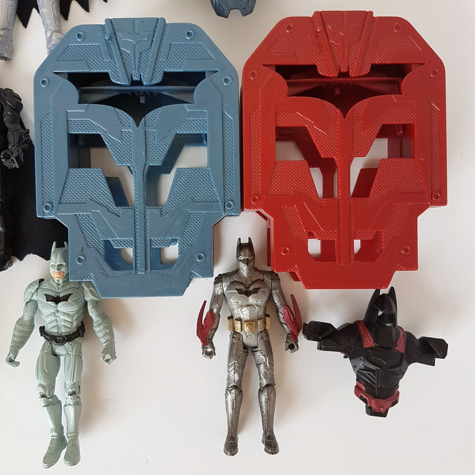 Mattel BATMAN Action Figure LOT Bundle 4" DC Comics Superhero Reptile Lizard EUC4