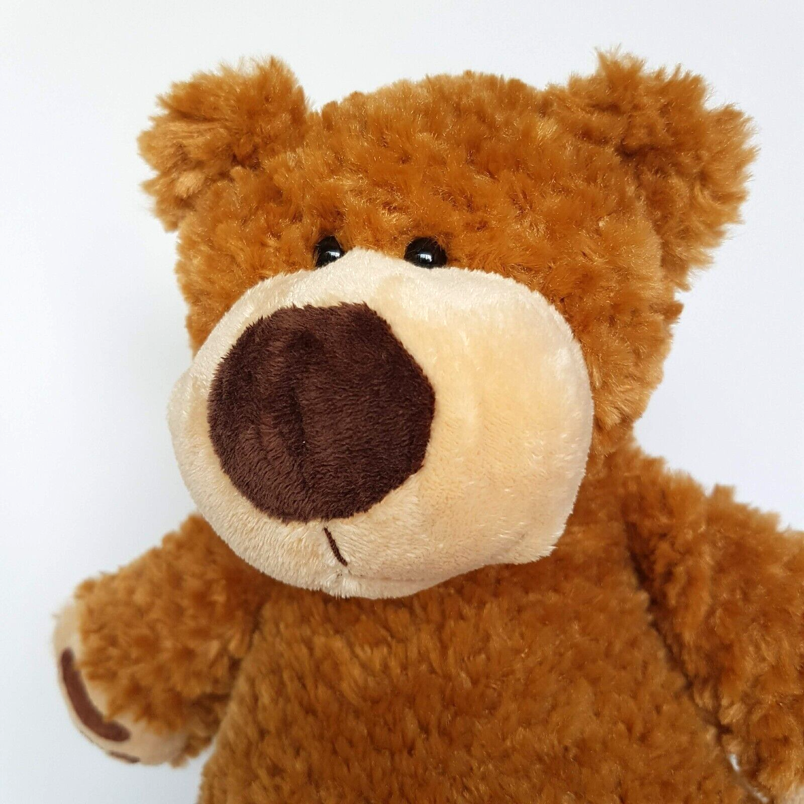 Korimco CARAMEL TEDDY BEAR Plush 33cm Stuffed Animal Soft Toy Sitting Cute Soft1