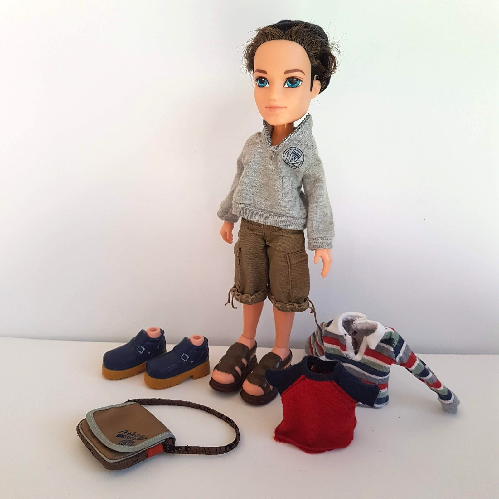 Bratz Boy NU COOL KOBY Doll HAIR CUT 2003 Outfit Clothes Shoes Male Fashion Doll0