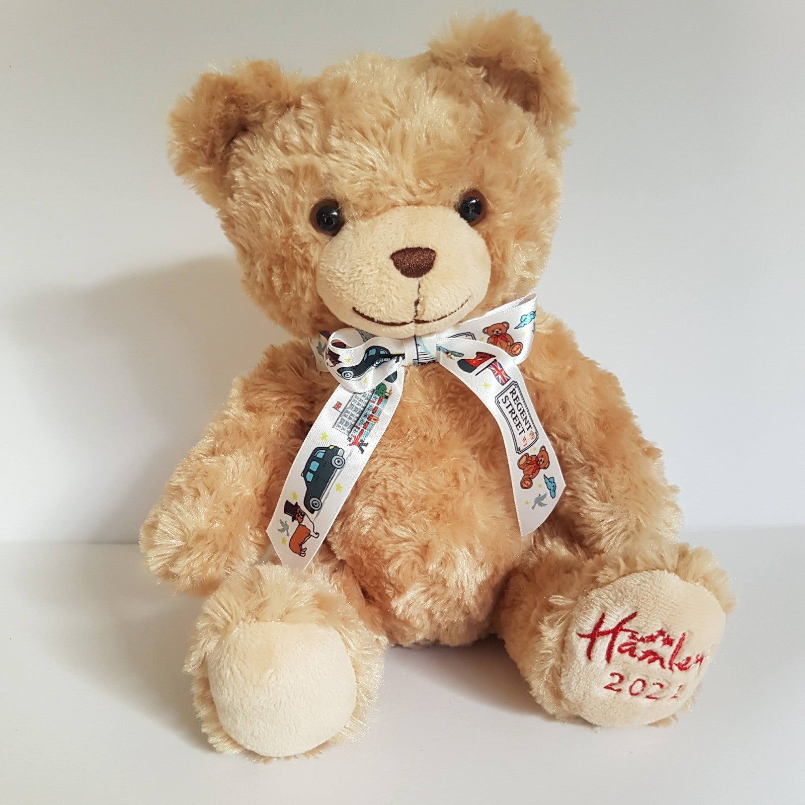 Hamley's Regent Street TEDDY BEAR 2021 Plush 25cm Stuffed Animal Small Soft Toy0