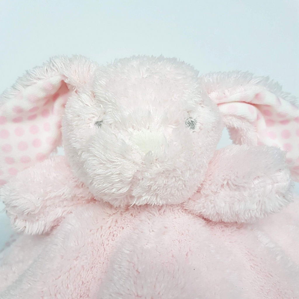 Pink Bunny RABBIT Baby Lovey Security Blanket Comforter Plush Animal Soft Toy1