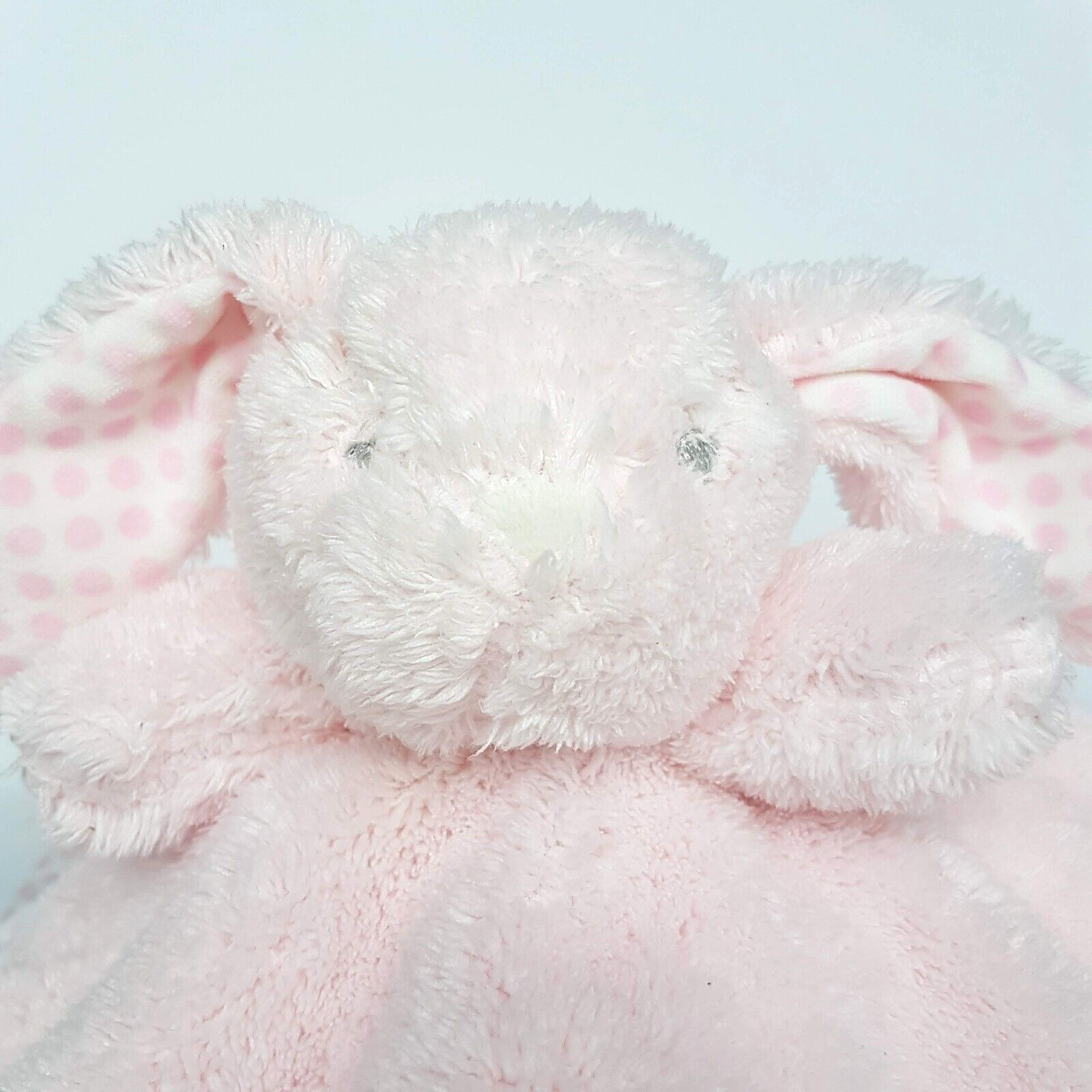 Pink Bunny RABBIT Baby Lovey Security Blanket Comforter Plush Animal Soft Toy1