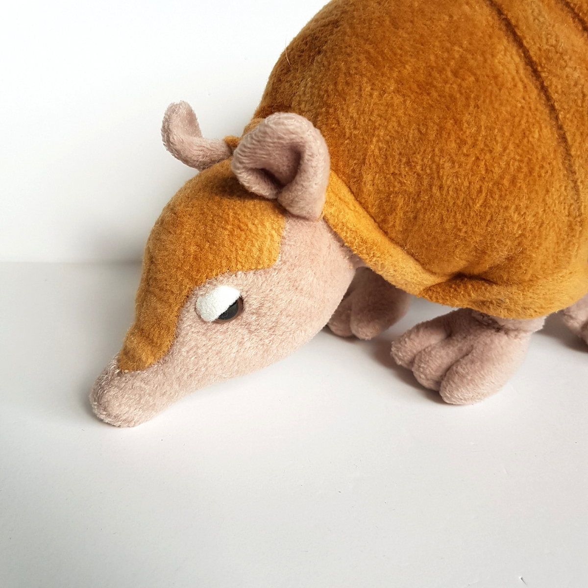 Petting Zoo ARMADILLO Plush 43cm long Recycled Stuffed Animal Soft Toy Cute1