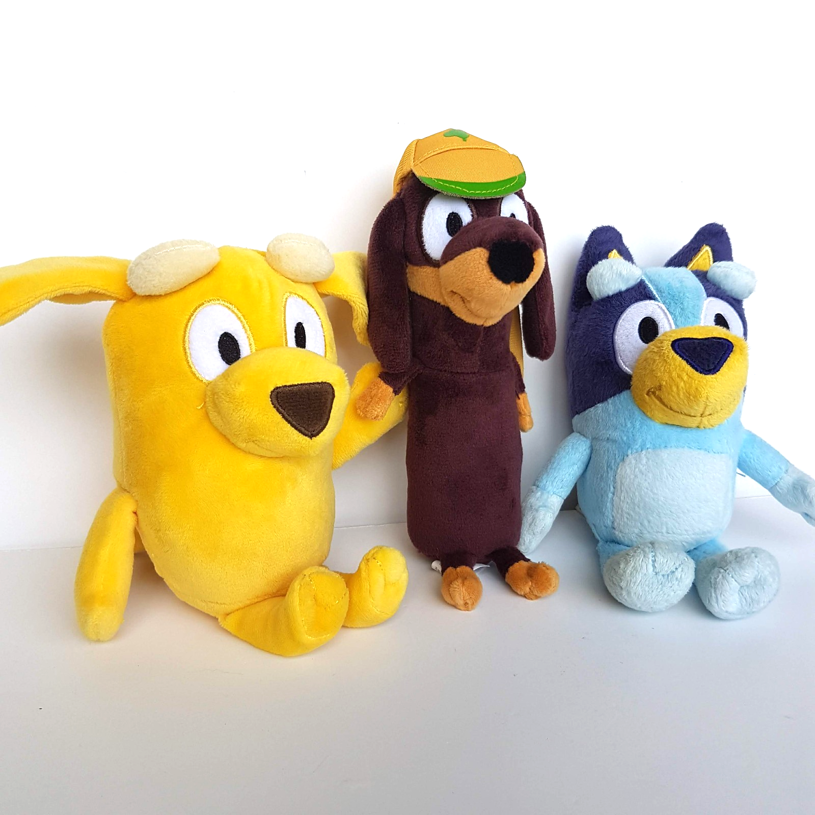Bluey Plush Lot LUCKY SNICKERS BLUEY Puppy Dog Stuffed Animal Soft Toy Genuine0