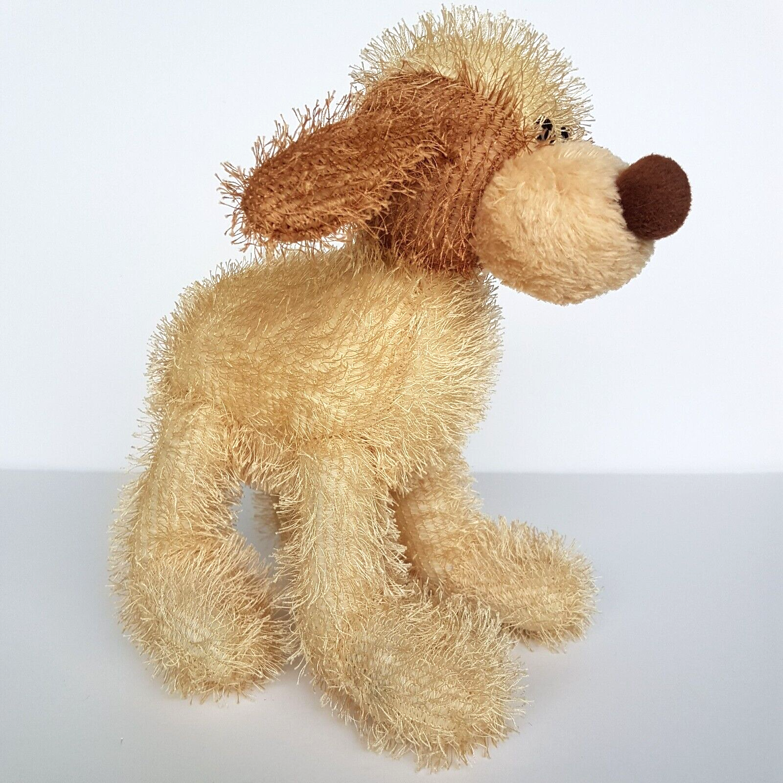 Aurora SCRUFFY PUPPY DOG 9" Plush Soft Toy Stuffed Animal Vintage Wire Legs Ears2
