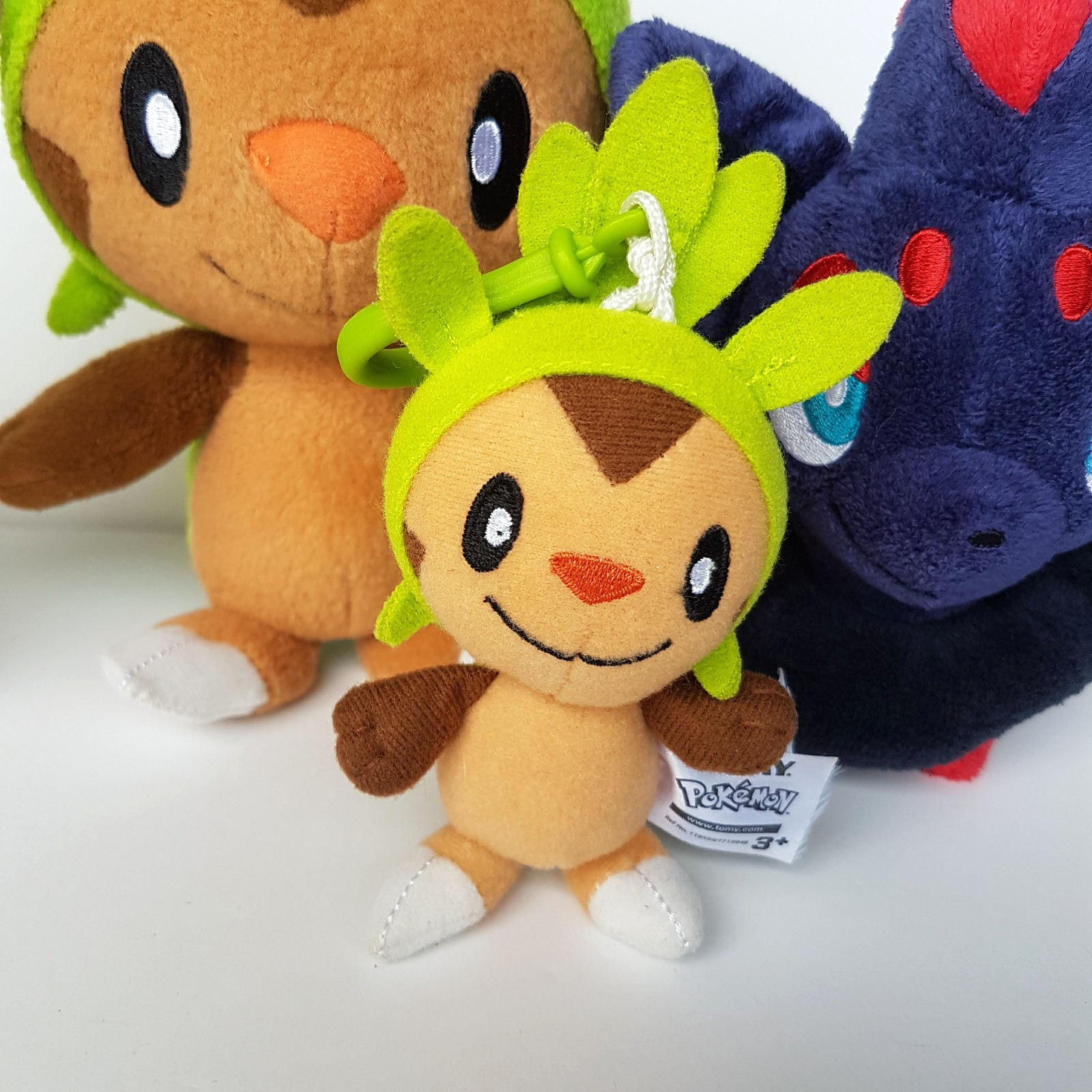 Pokemon CHESPIN ZORUA EEVEE Plush KEYCHAIN Toys Gaming Nintendo Soft Toy Bundle4