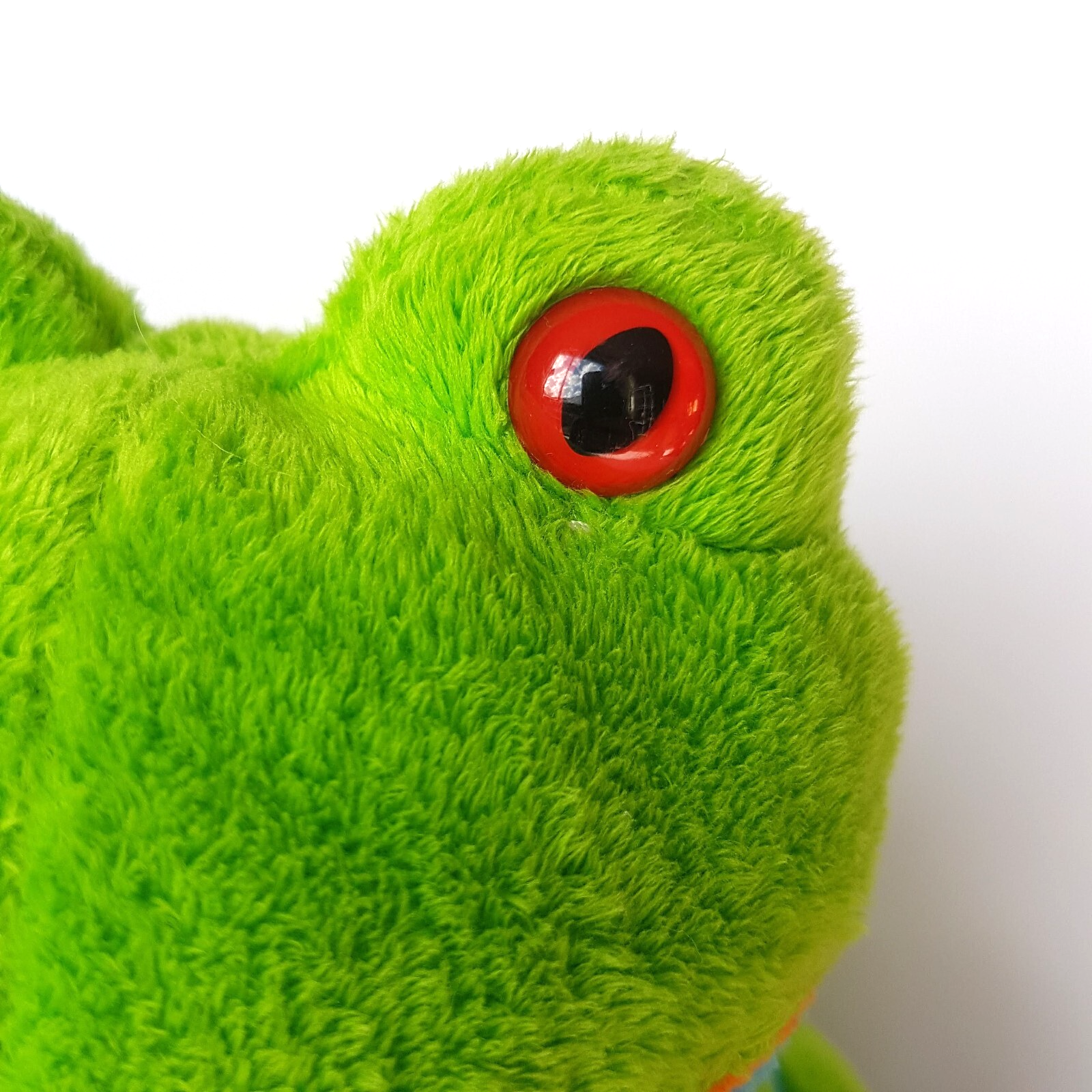 Animal Alley NEON FROG Floppy Big Feet 10" Plush Stuffed Animal Soft Toy Reptile5