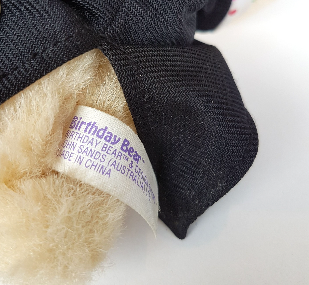 John Sands BIRTHDAY BEAR Teddy Bear 24cm Plush Stuffed Animal Celebrate Soft Toy10