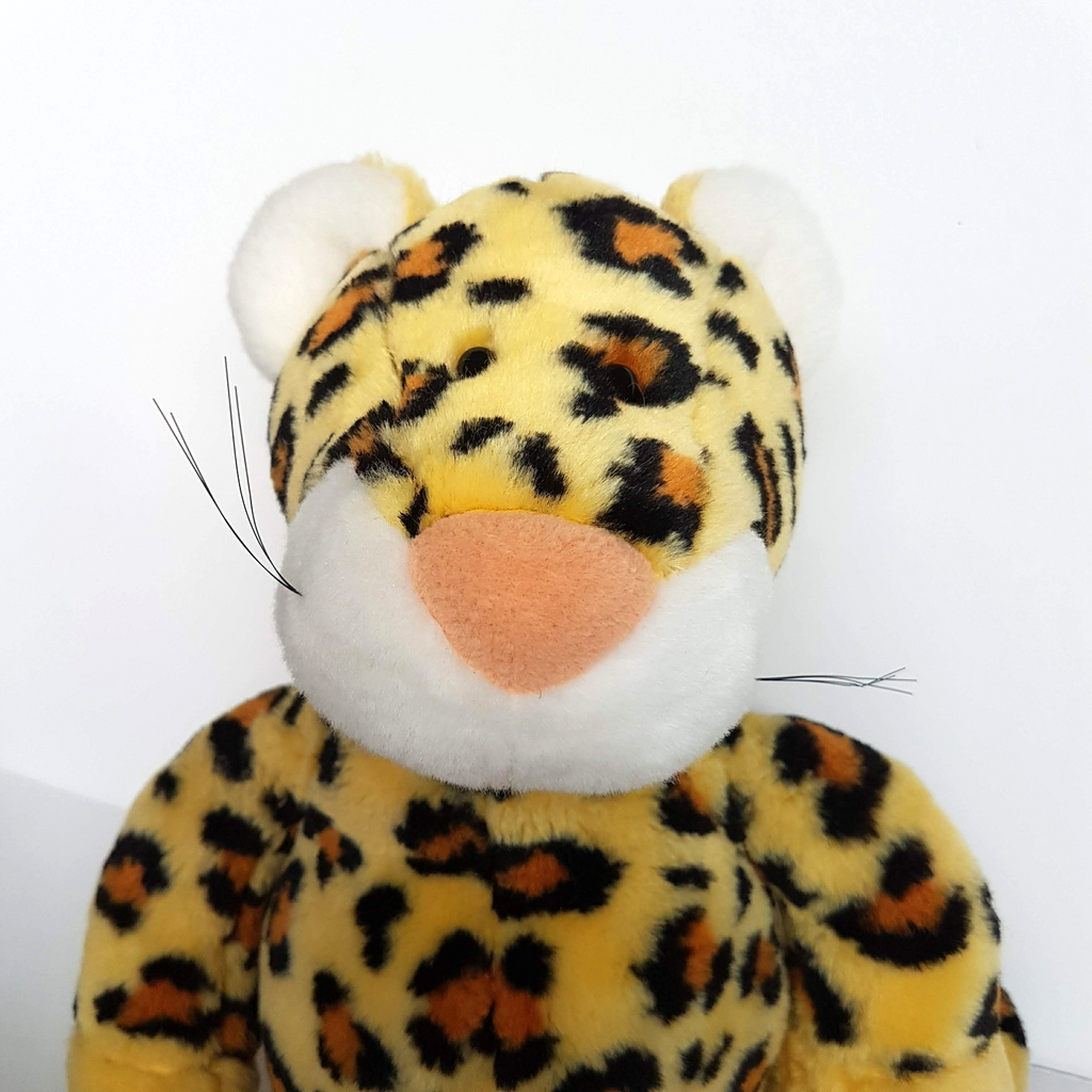 Nici YELLOW JAGUAR Wild Cat Plush + KEYCHAIN Key Ring Stuffed Animal Soft Toy4