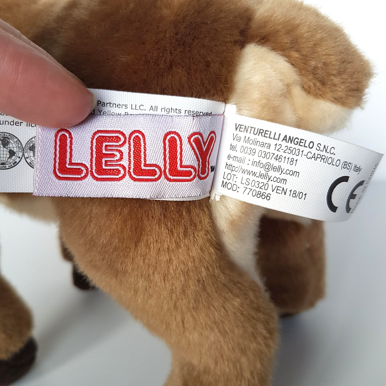 Rare LELLY VENTURELLI IBEX Goat Plush 30cm Stuffed Animal Soft Toy Realistic10