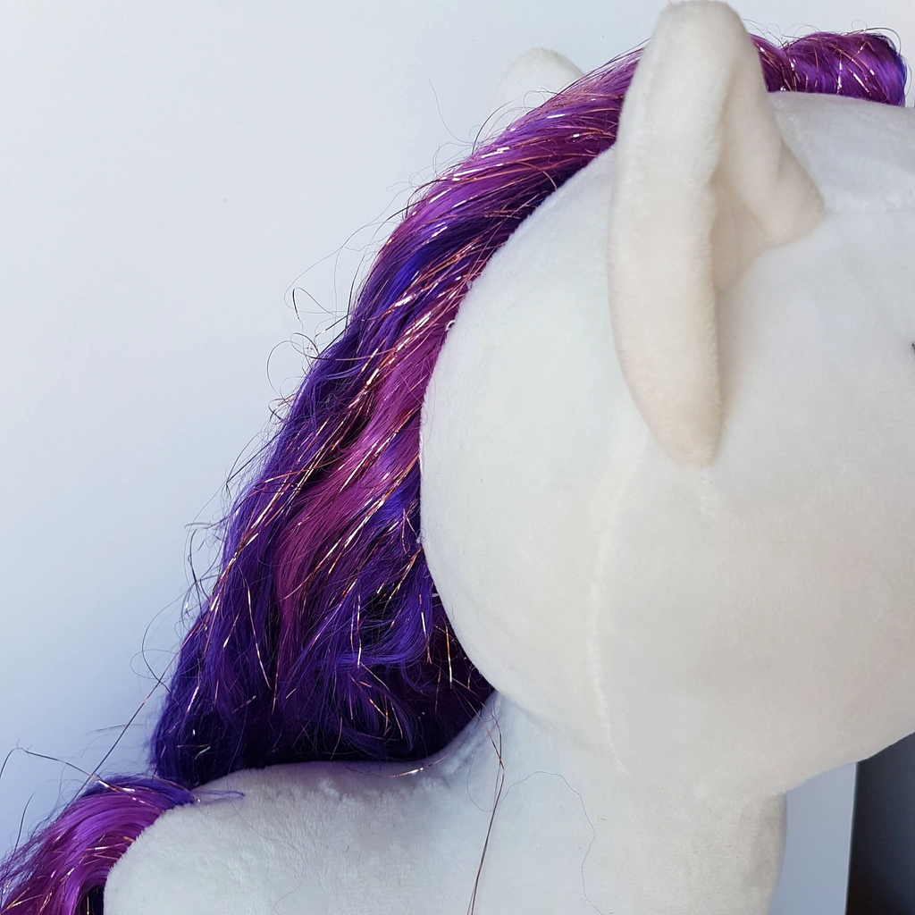 TY My Little Pony RARITY SPARKLE Large Plush 17” Stuffed Animal Soft Toy 201615