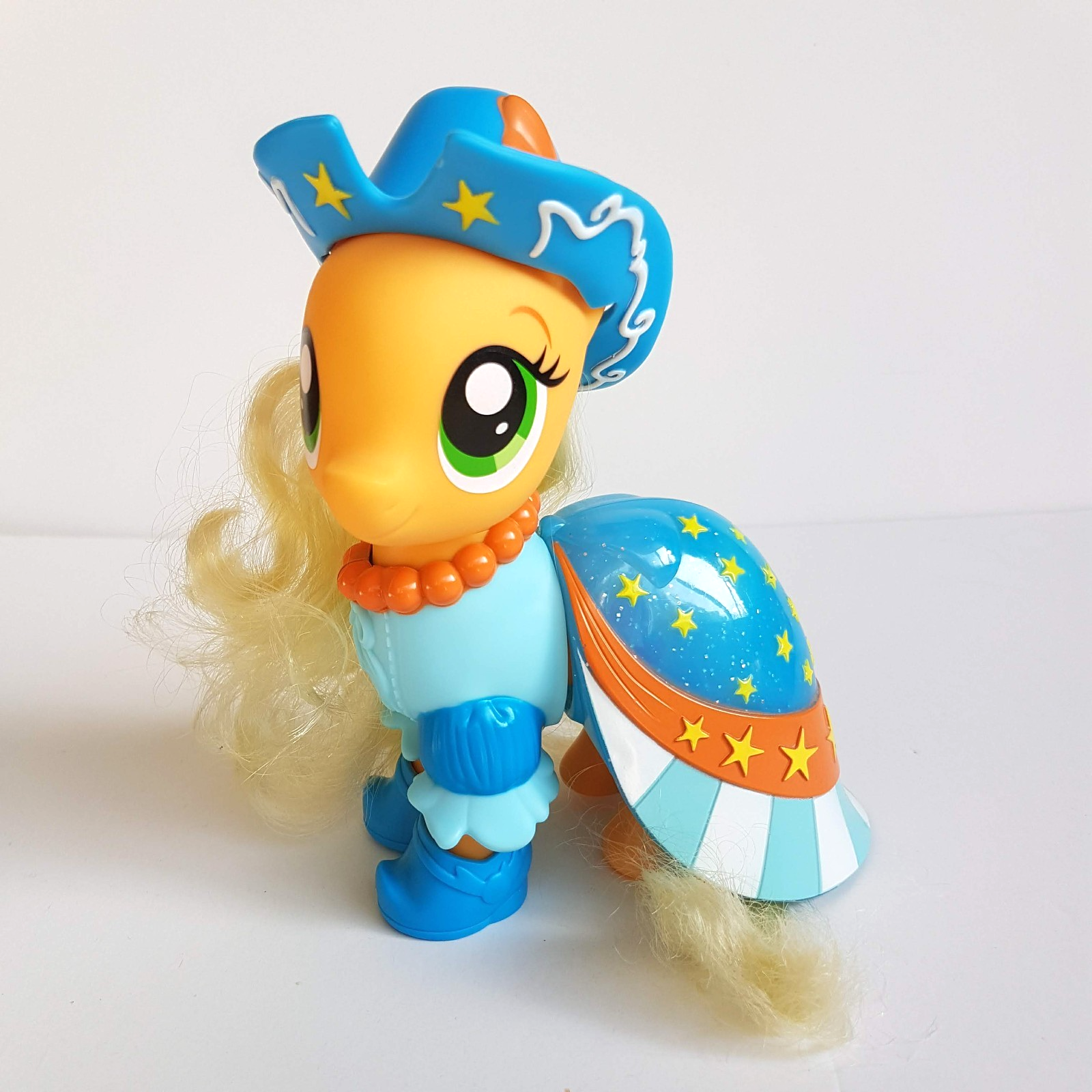 My Little Pony APPLEJACK The Movie Snap On Fashion 16cm Horse Figure Brushable0