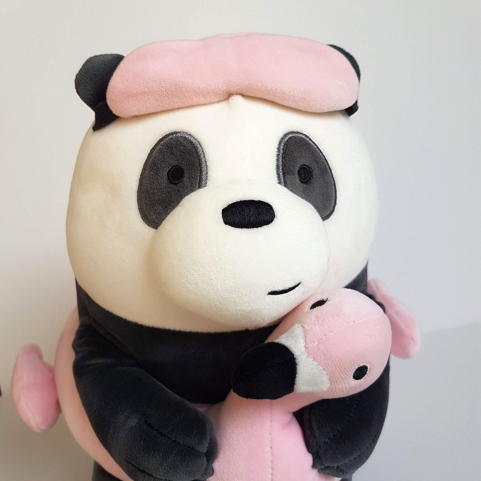 Miniso WE BARE BEARS PANDA FLAMINGO 26cm Plush Stuffed Animal Soft Toy Bird Cute5