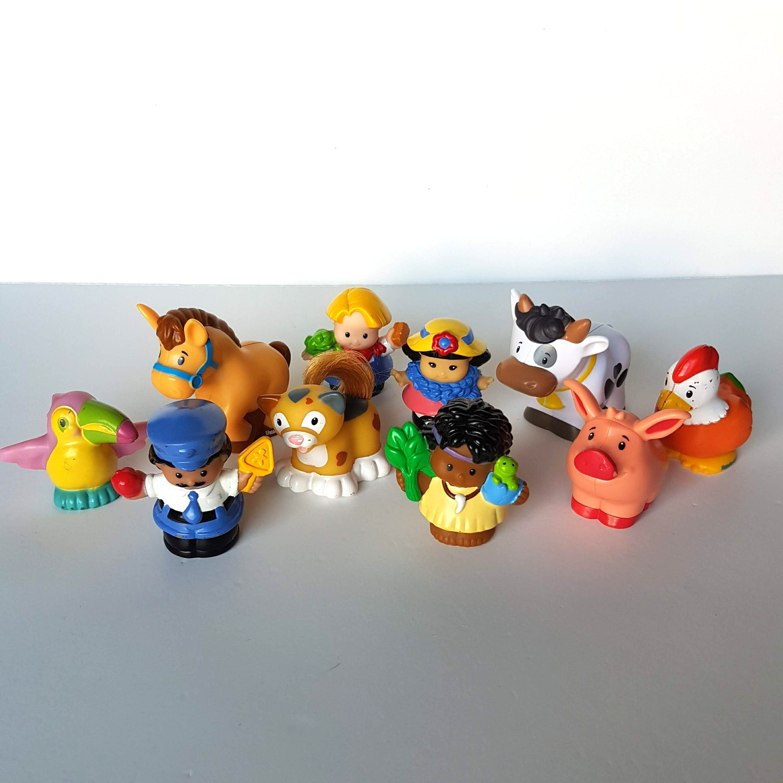 Fisher Price Little People MIXED LOT Farm Animals Birds Boy Girl Figures Toy0