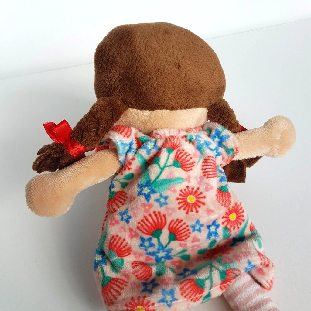Tiger Tribe RAG DOLL MATILDA 25cm Plush Fabric Doll Soft Toy Floppy Flower Dress7