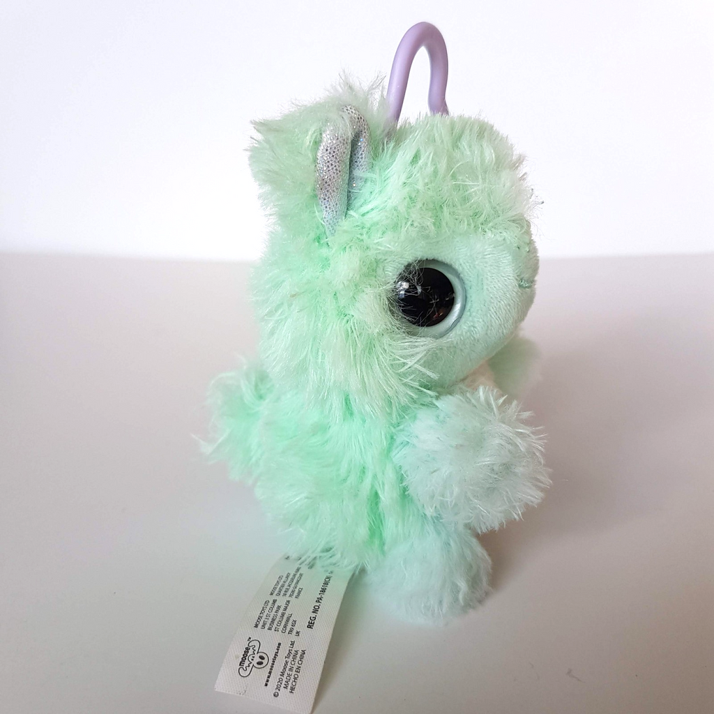 Scruff a Luvs BABY RABBIT KEY CHAIN Aqua 5" Stuffed Animal Plush Bag Accessory2