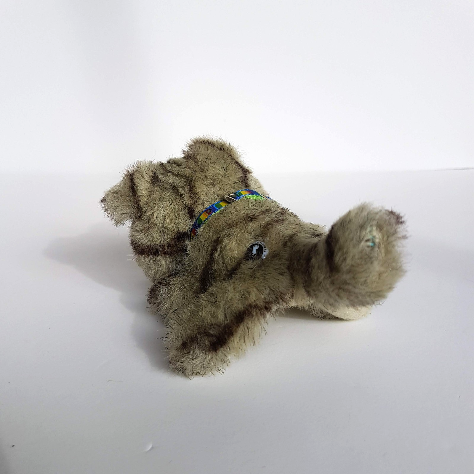 ARTLIST The Cat GREY TABBY Plush 15cm Kitten Soft Toy Stuffed Animal Collar Cute3