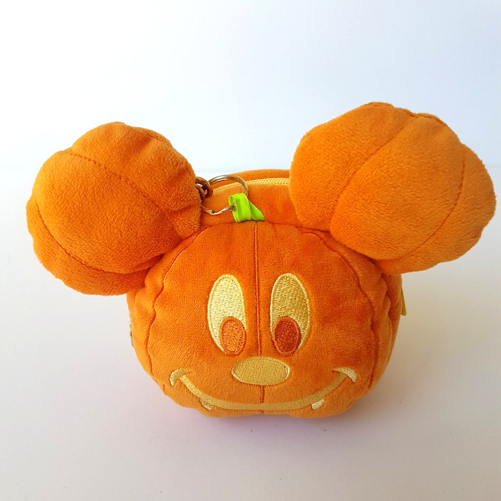 Tokyo Disney Halloween MICKEY GHOST 2025 Pouch Key Chain Charm Pumpkin Plush1