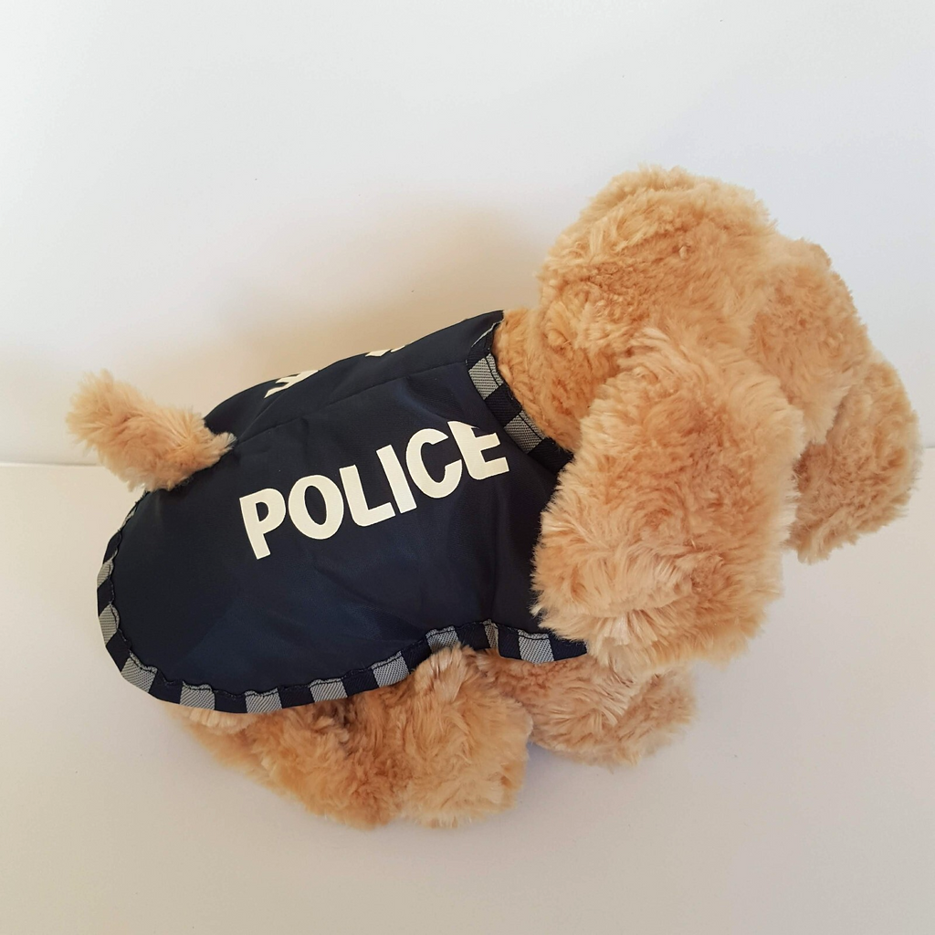 Tomfoolery BUFF VICTORIAN POLICE DOG Plush 19cm Labrador Stuffed Animal Soft Toy2