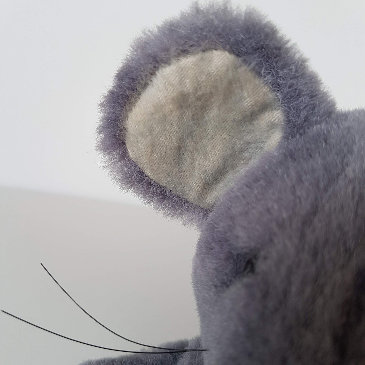 Grey CUTE LITTLE MOUSE Handmade Rat 19cm Stuffed Animal Soft Toy Beanbag4