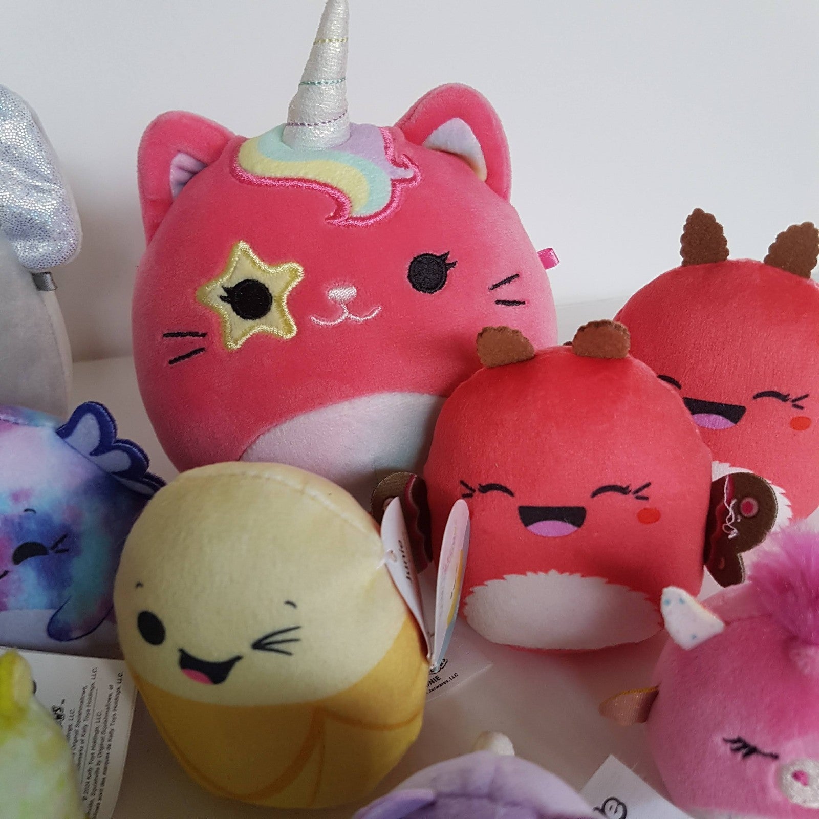 SQUISHMALLOWS PLUSH LOT McDonalds Stuffed Animals Soft Toy SMALL Cute Kids Toys8
